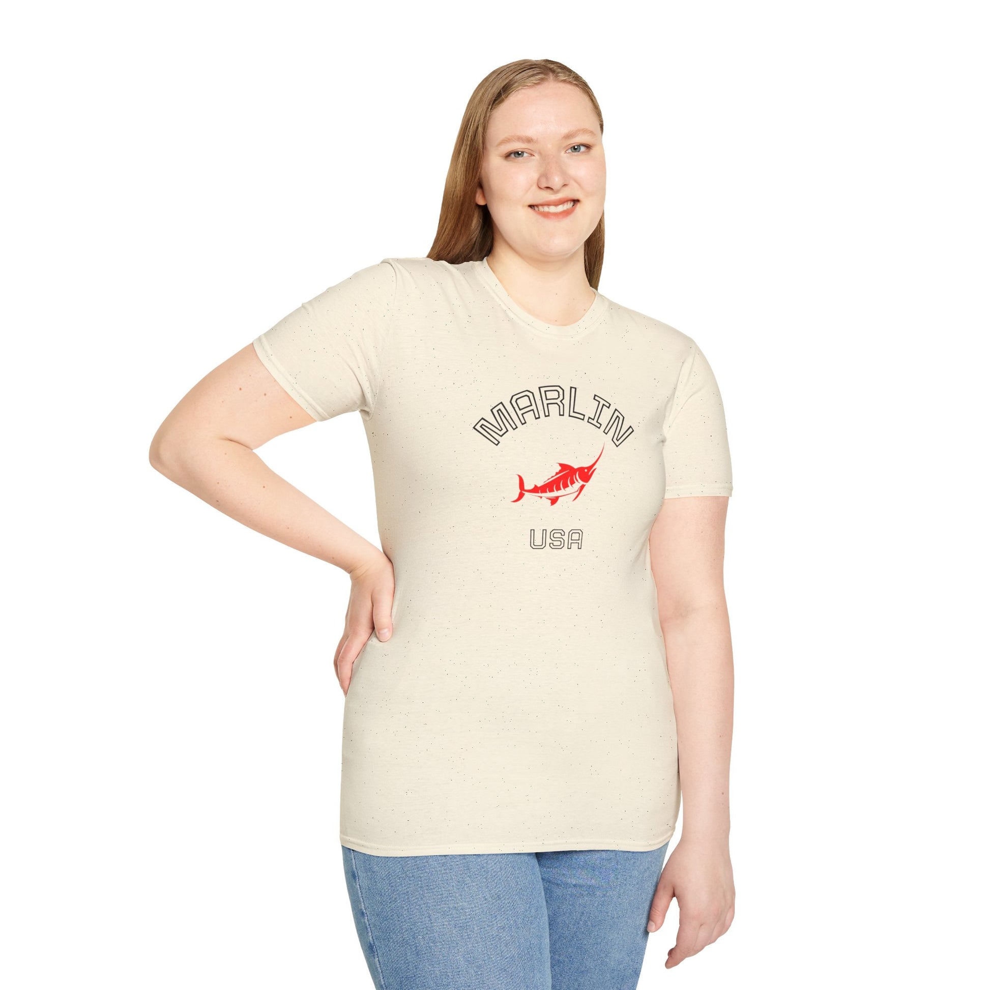 Stylish Marlin Graphic T-Shirt, Cotton T-shirt for women, Casual Wear