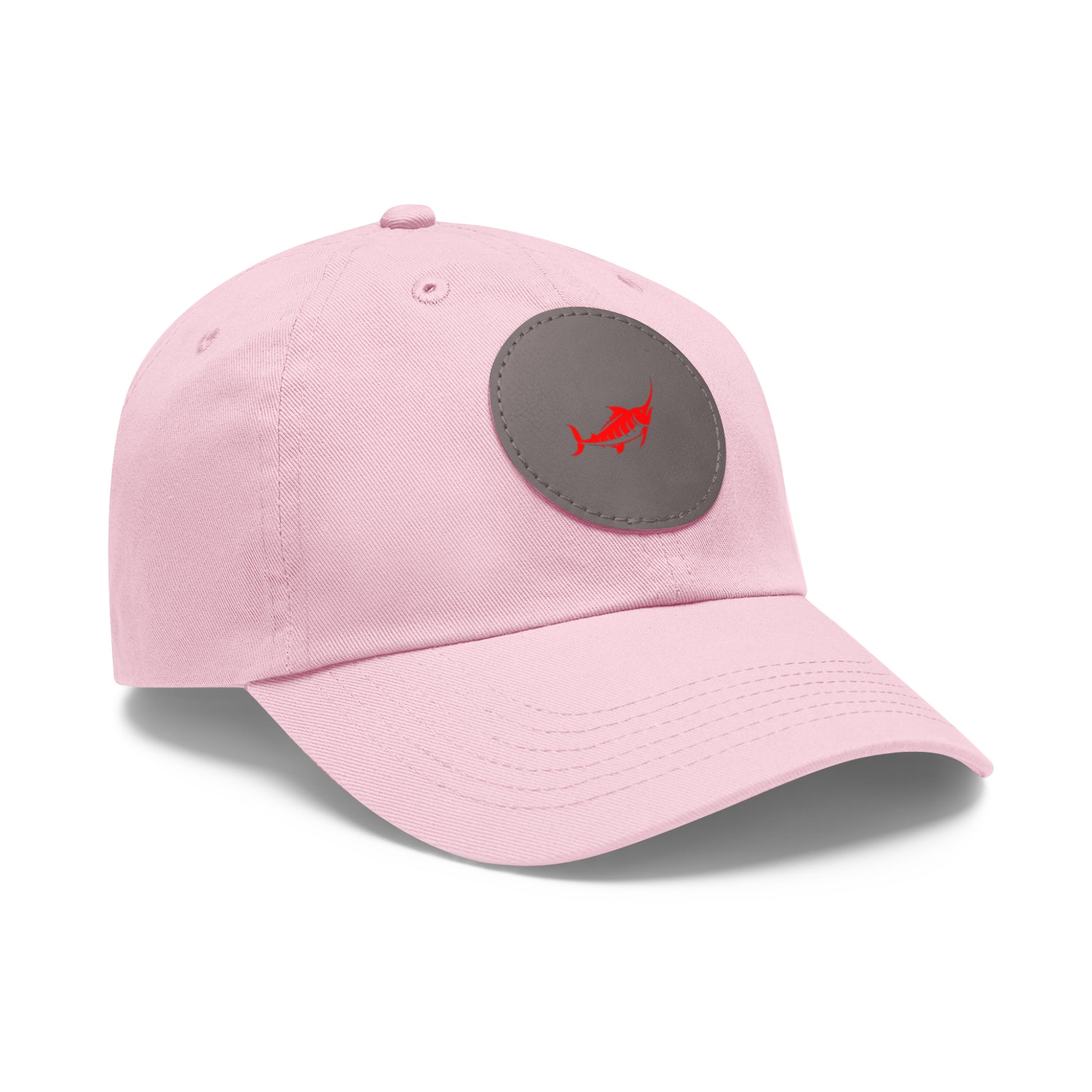 Stylish Leather Patch Dad Hat, Casual Cap for Everyday Wear