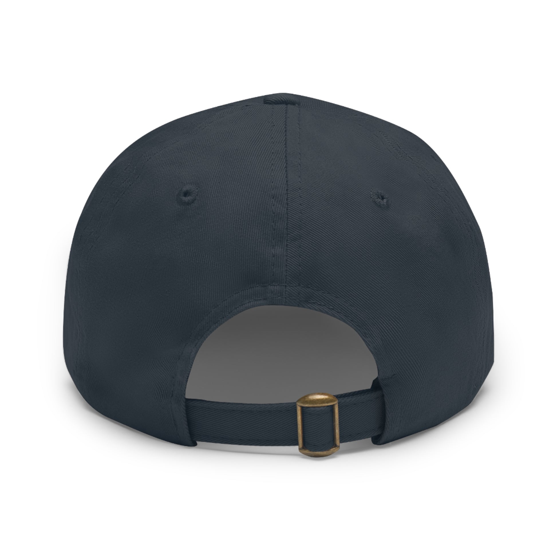 Stylish Leather Patch Dad Hat, Casual Cap for Everyday Wear
