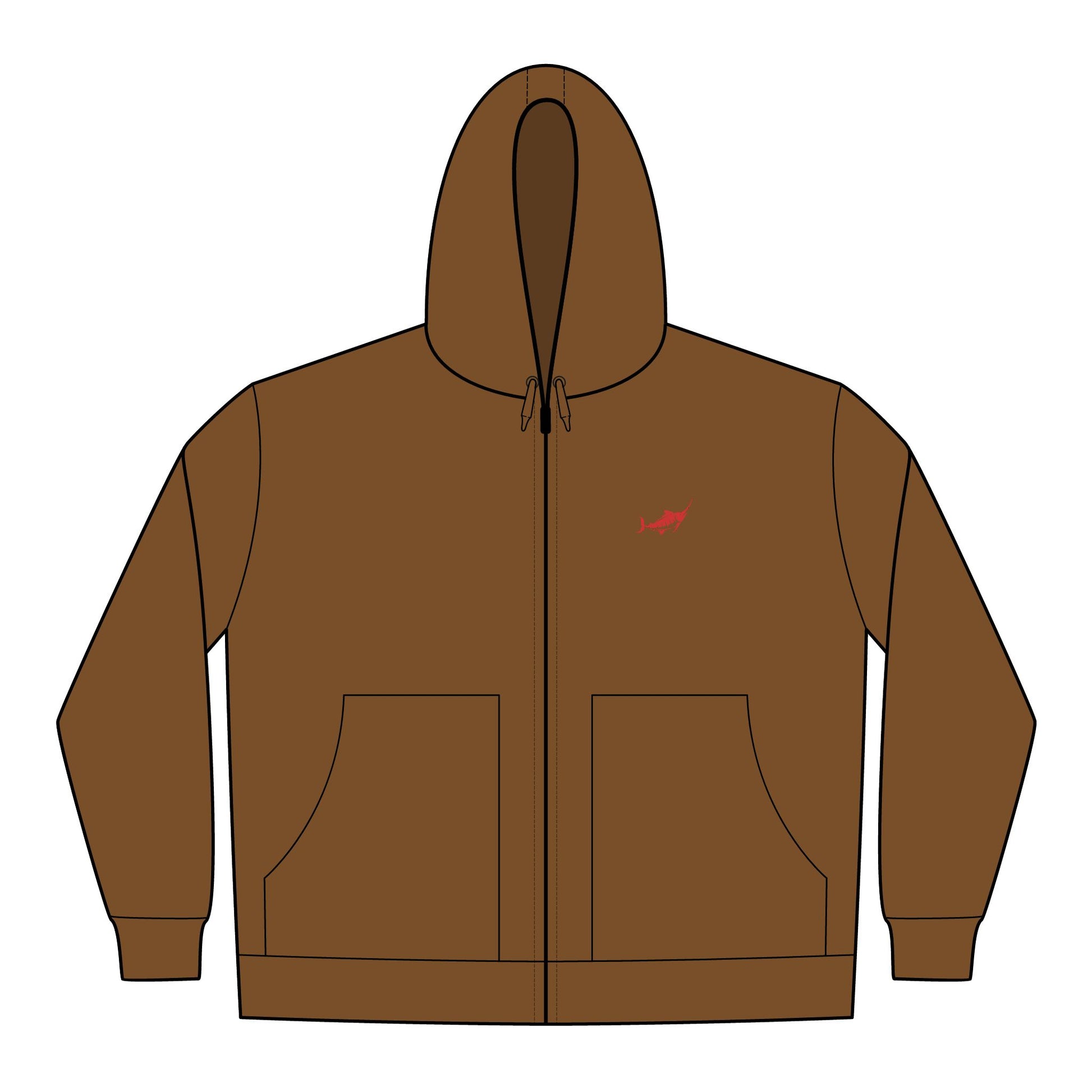 Men's Hooded Jacket - Durable Duck Cloth, Winter Outerwear, Outdoor Jacket