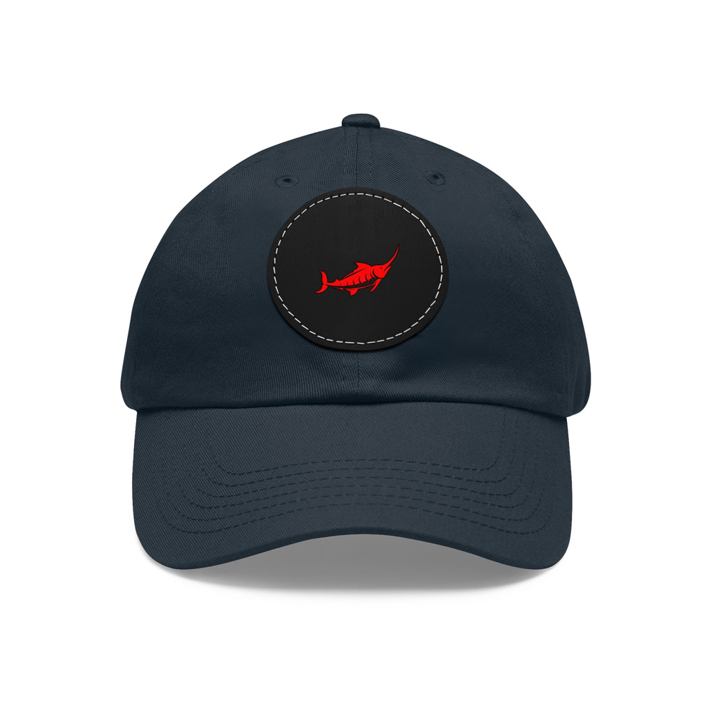 Stylish Leather Patch Dad Hat, Casual Cap for Everyday Wear