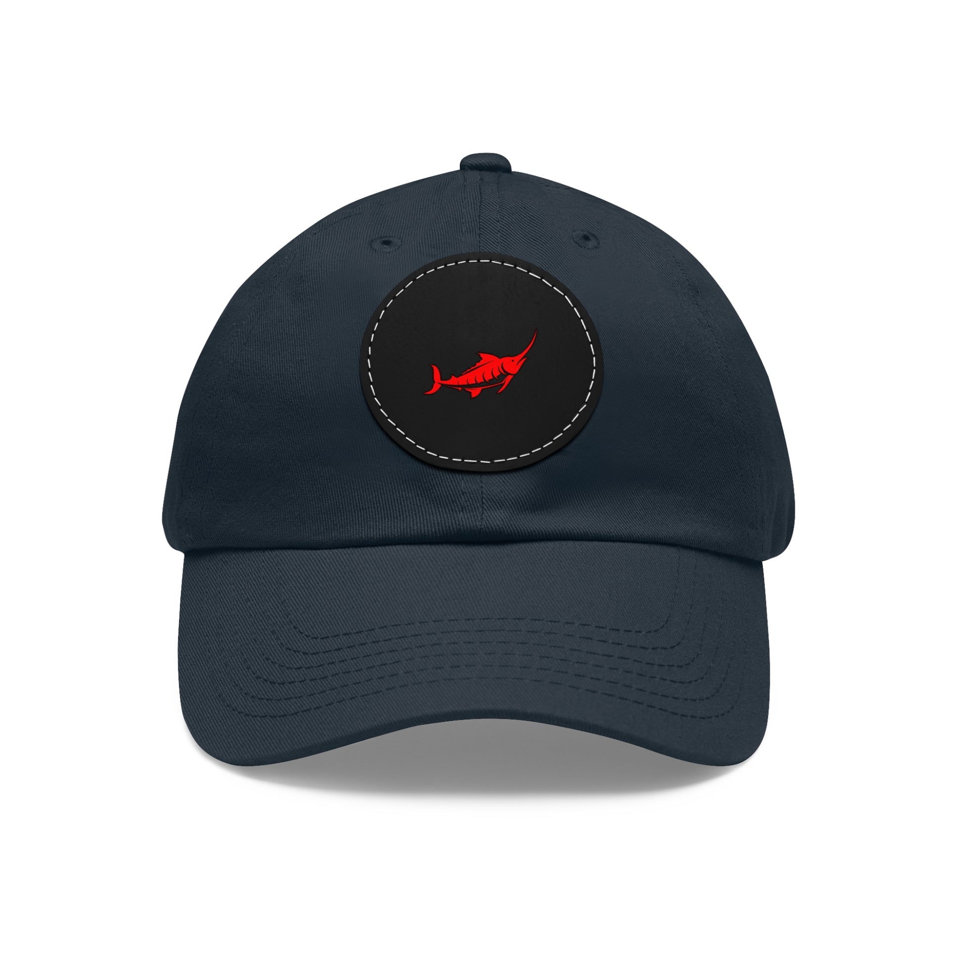 Stylish Leather Patch Dad Hat, Casual Cap for Everyday Wear