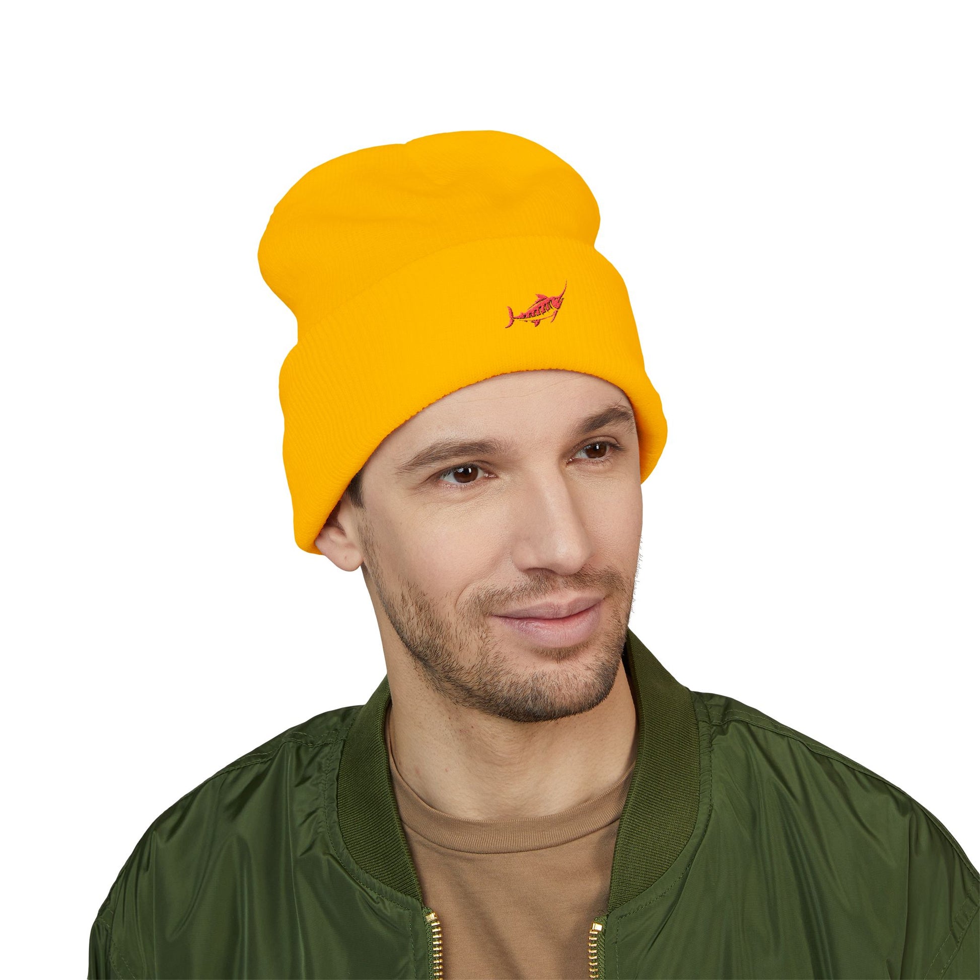 Classic Cuffed Beanie - Unisex Beanie - Marlin