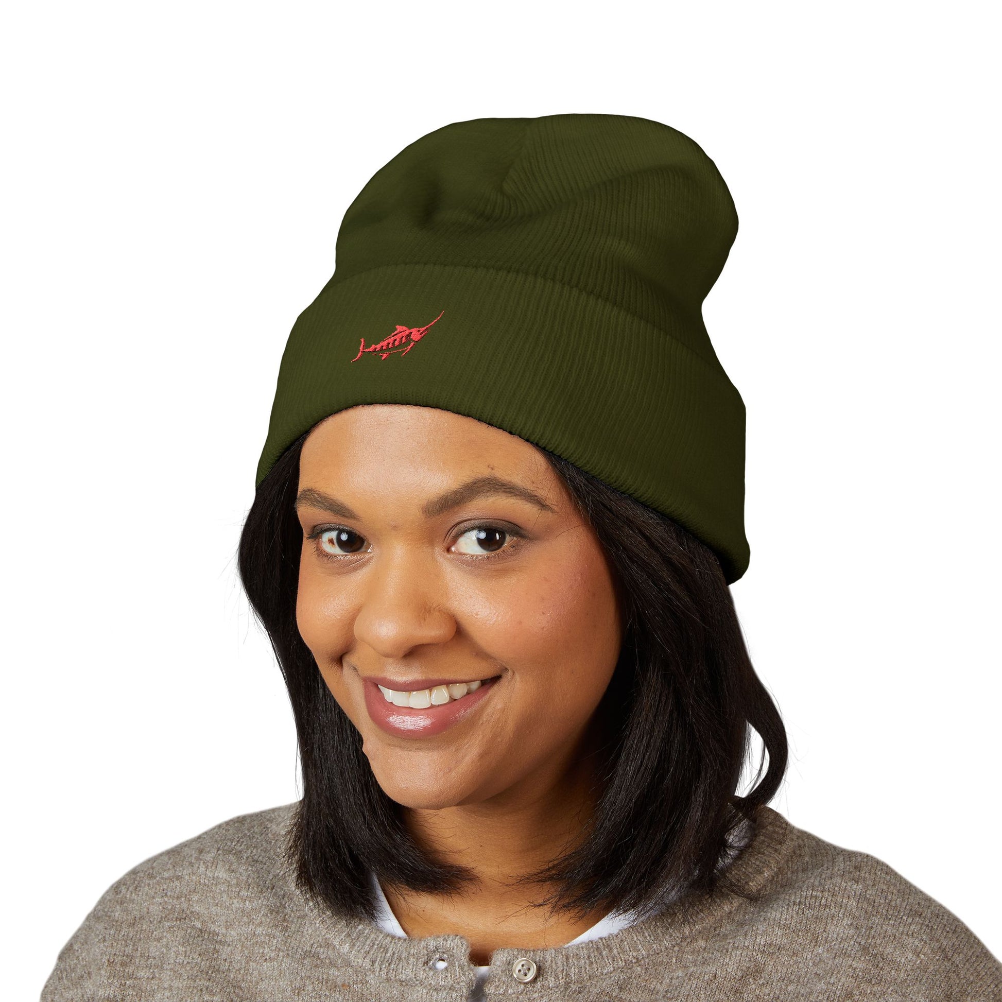 Classic Cuffed Beanie - Unisex Beanie - Marlin