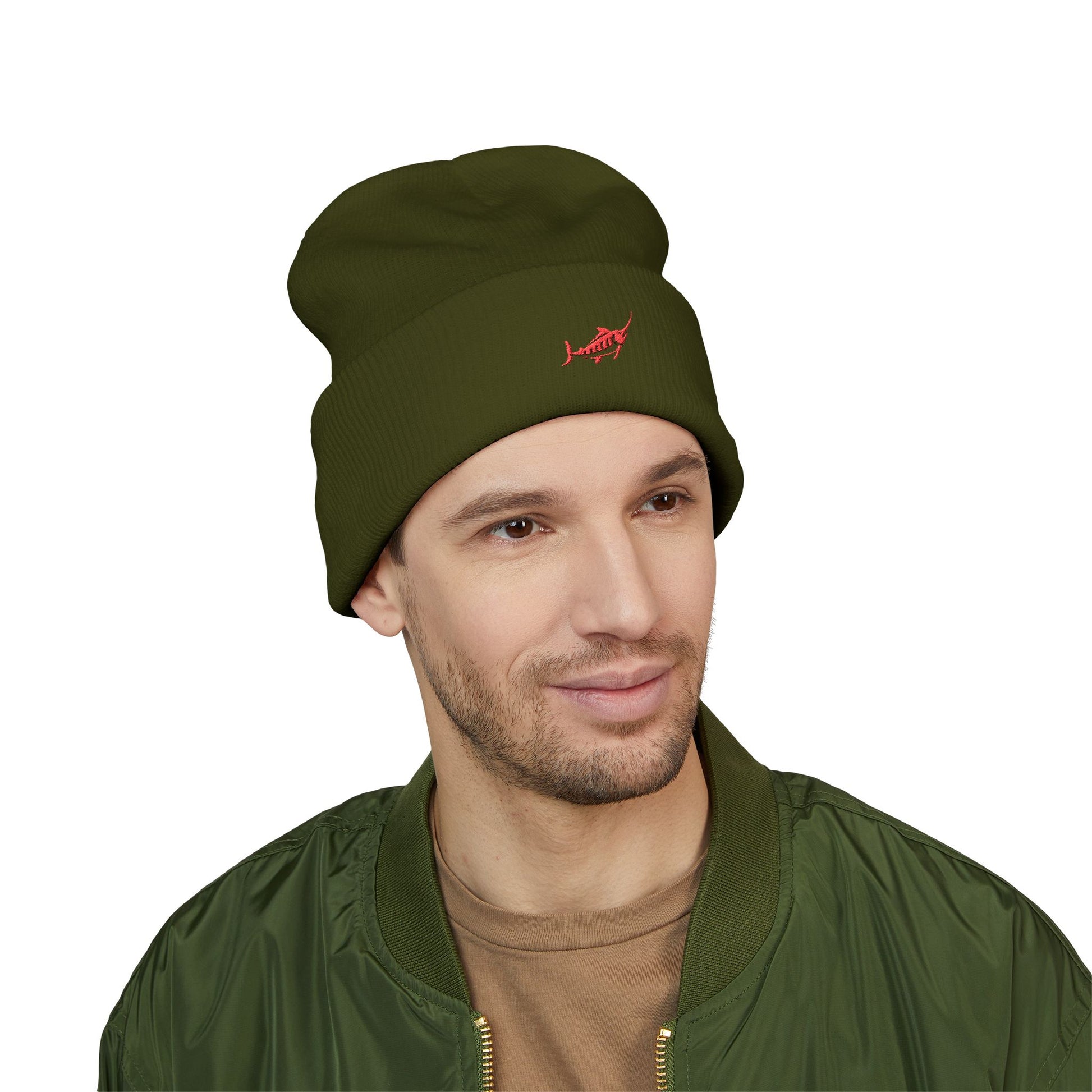 Classic Cuffed Beanie - Unisex Beanie - Marlin