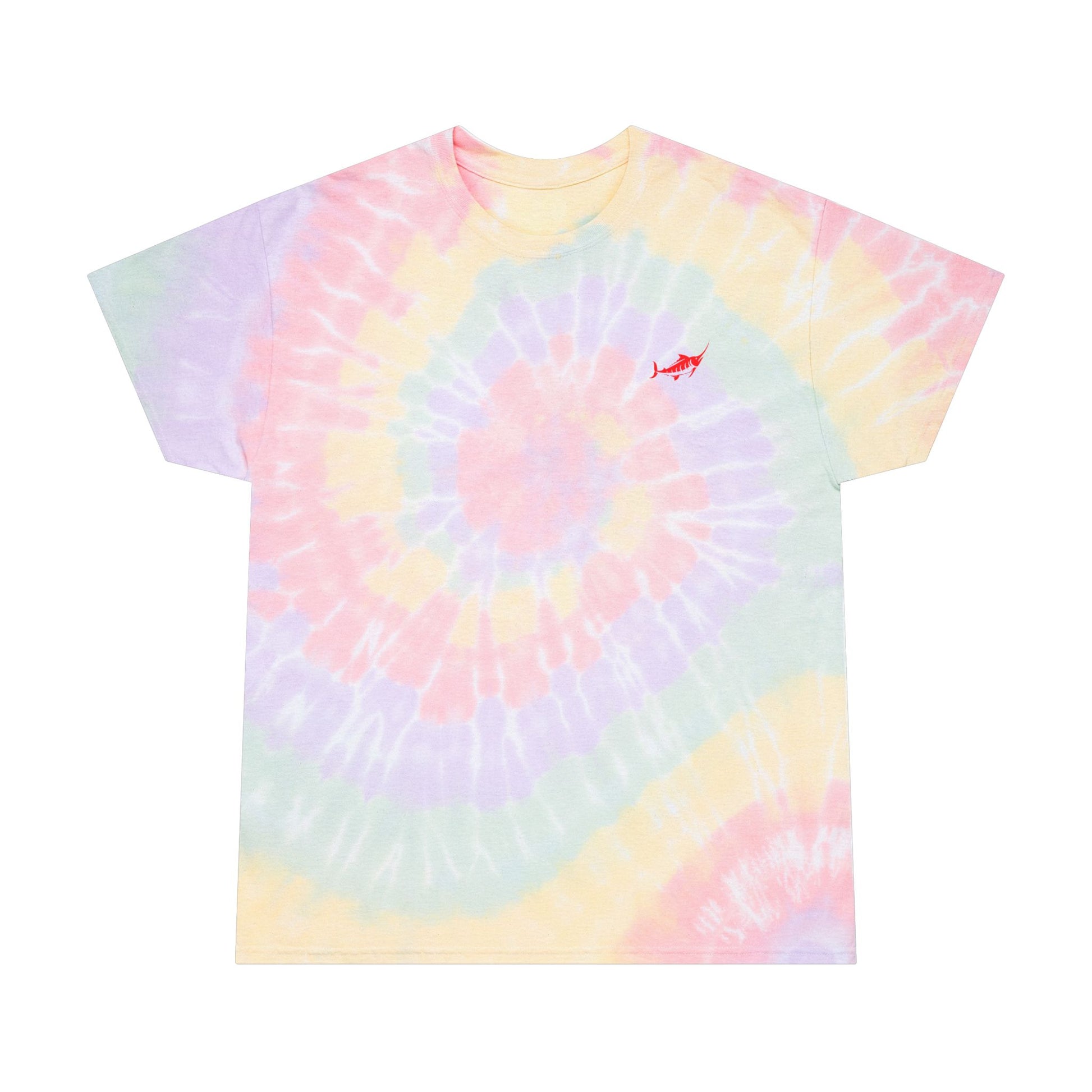 Colorful Spiral Tie-Dye T-Shirt - Marlin