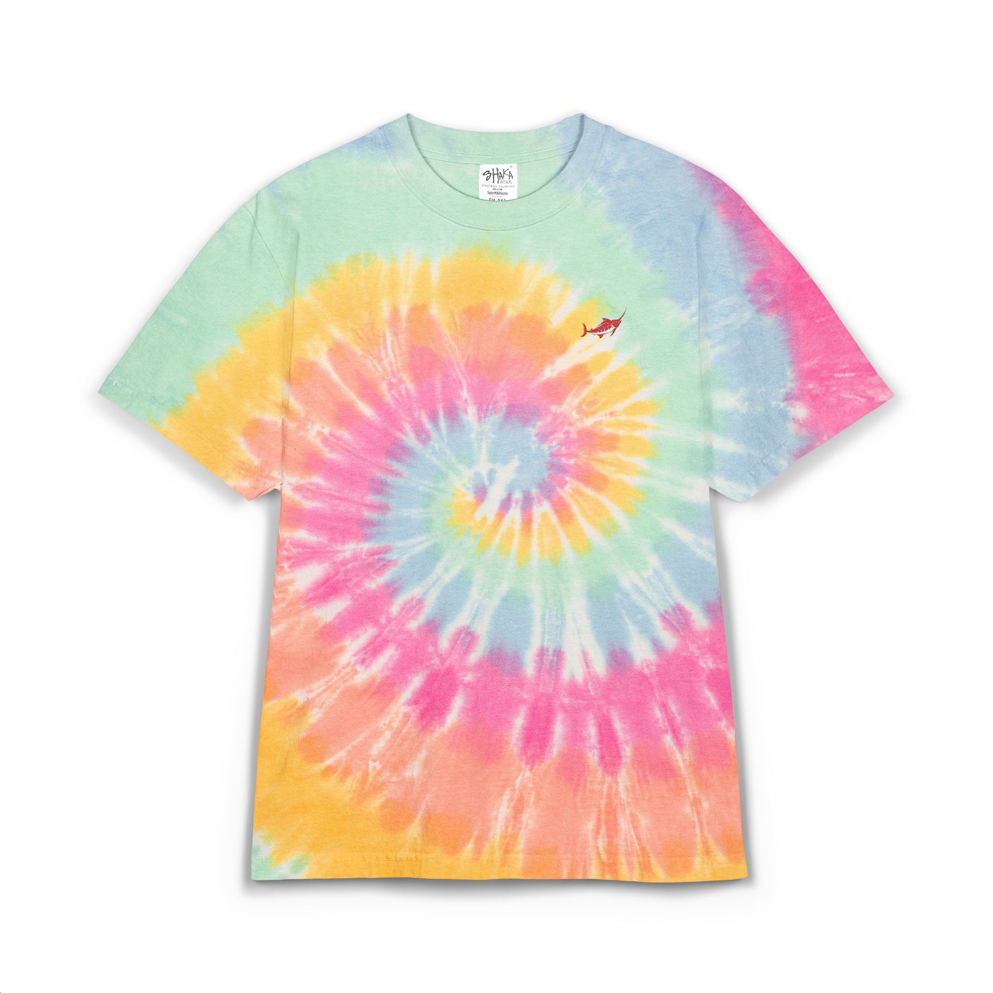 Colorful Tie-Dye Oversized T-Shirt - Marlin