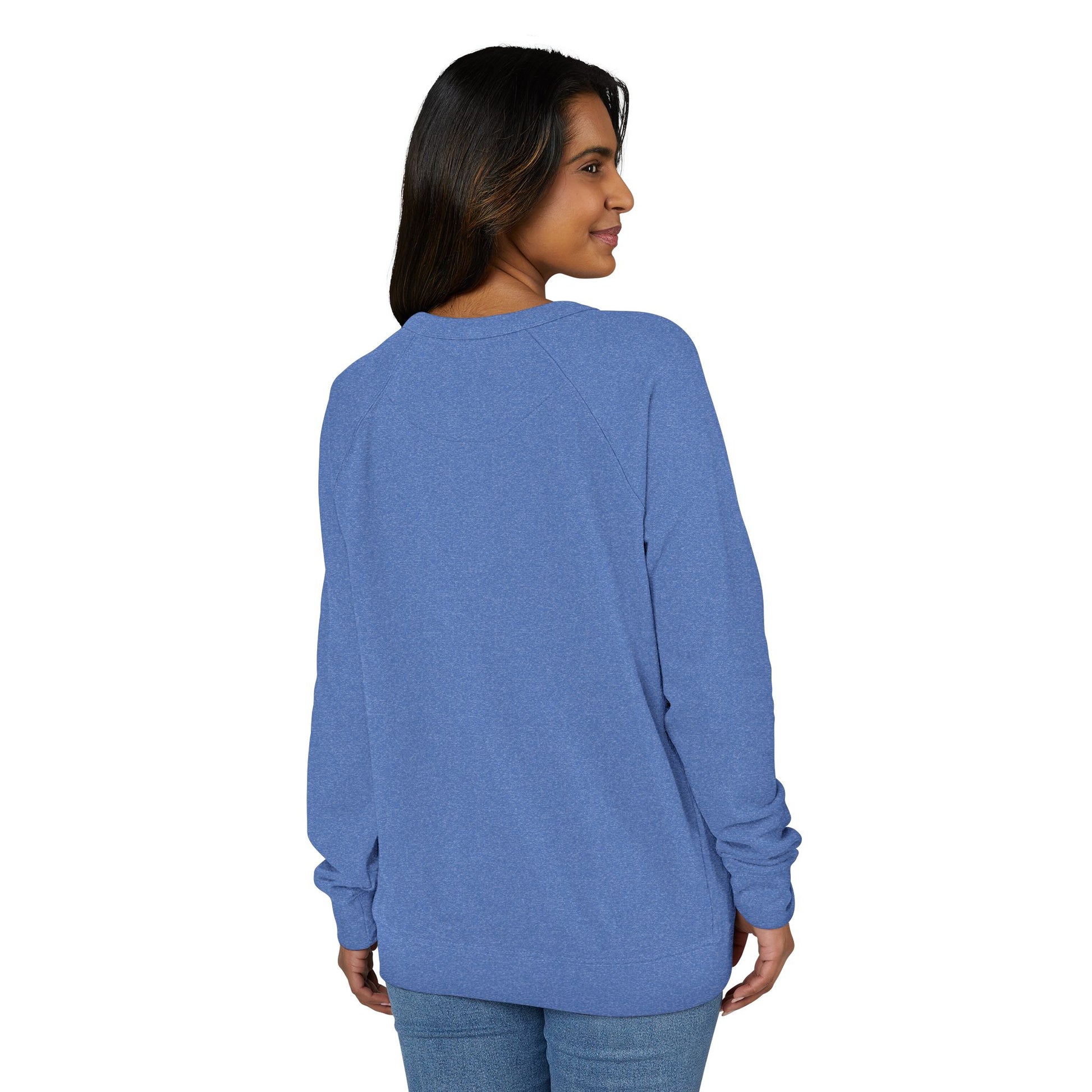 Cozy French Terry Raglan Crewneck Sweatshirt - Marlin