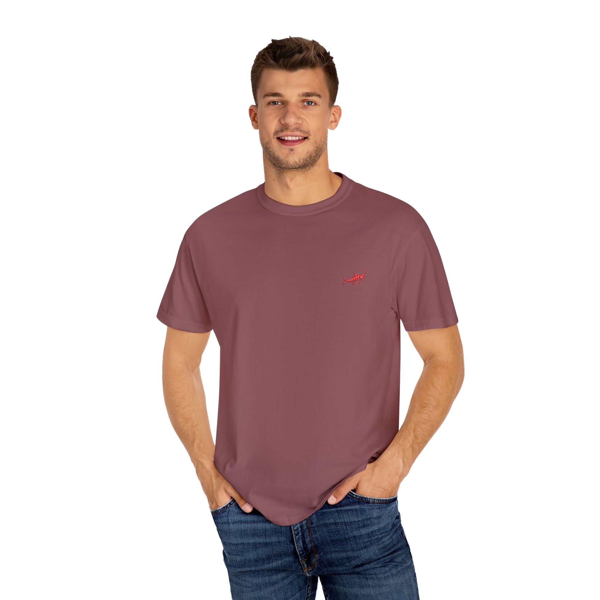 Garment-Dyed Unisex T-Shirt - Everyday Comfort - Marlin