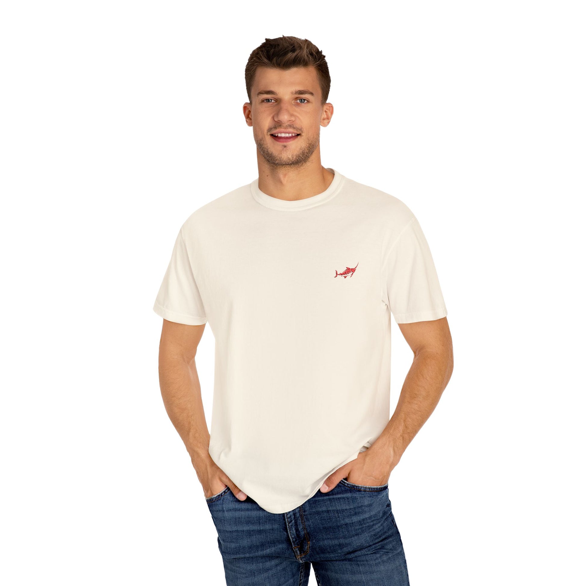 Garment-Dyed Unisex T-Shirt - Everyday Comfort - Marlin