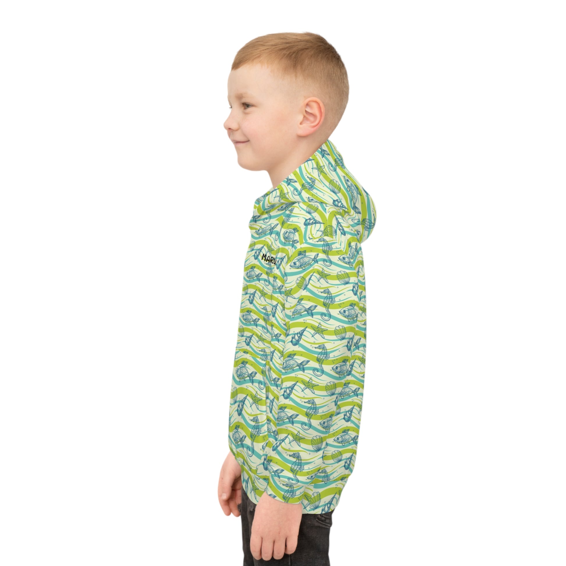 Marlin Children's Hoodie - Fun Marine Life Pullover for Kids - Marlin