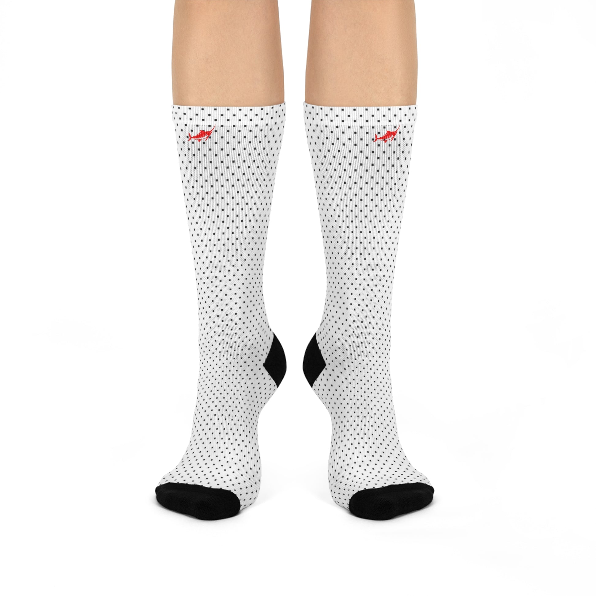 Marlin Cushioned Crew Socks for Cozy Comfort - Marlin