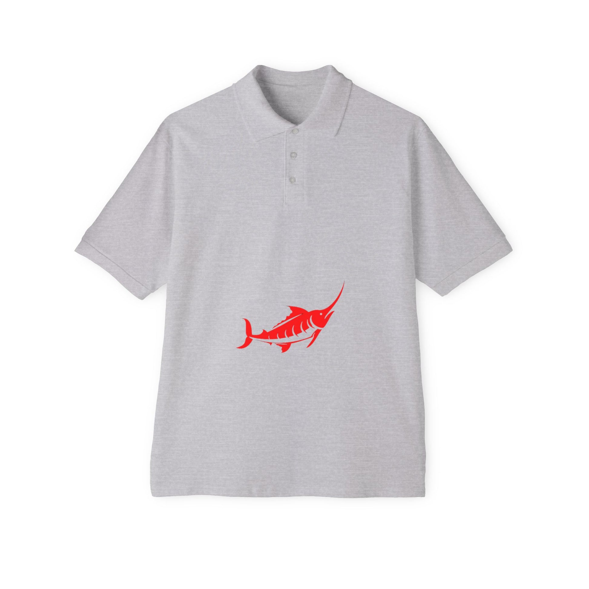 Marlin Graphic Men's Polo Casual Wear T-Shirt - Marlin