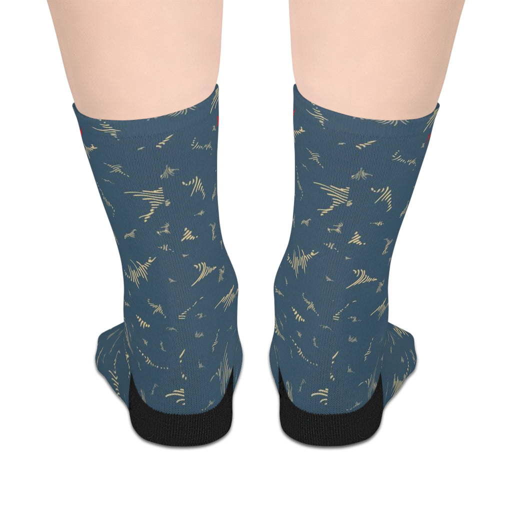 Marlin Mid-Length Socks - Marlin