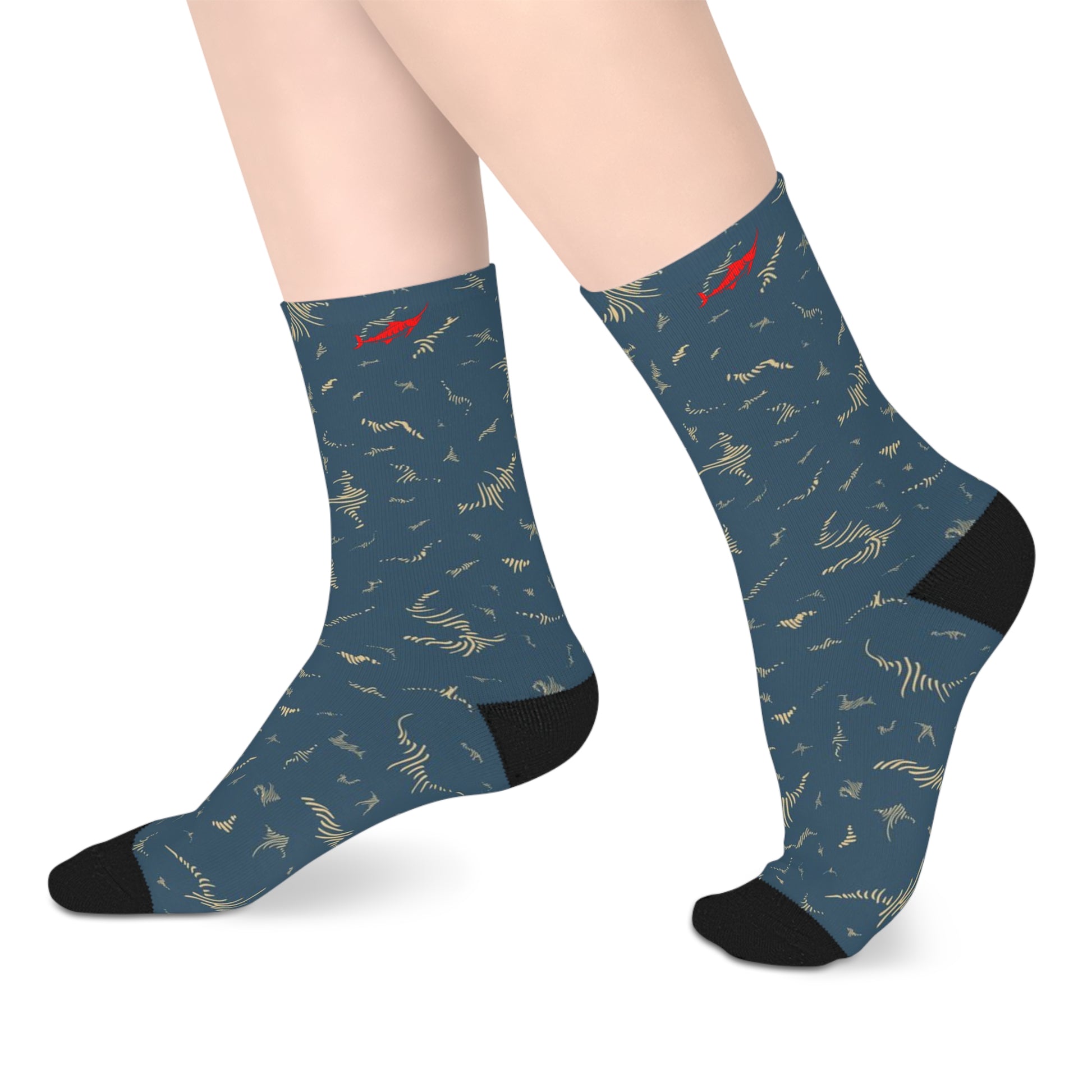 Marlin Mid-Length Socks - Marlin