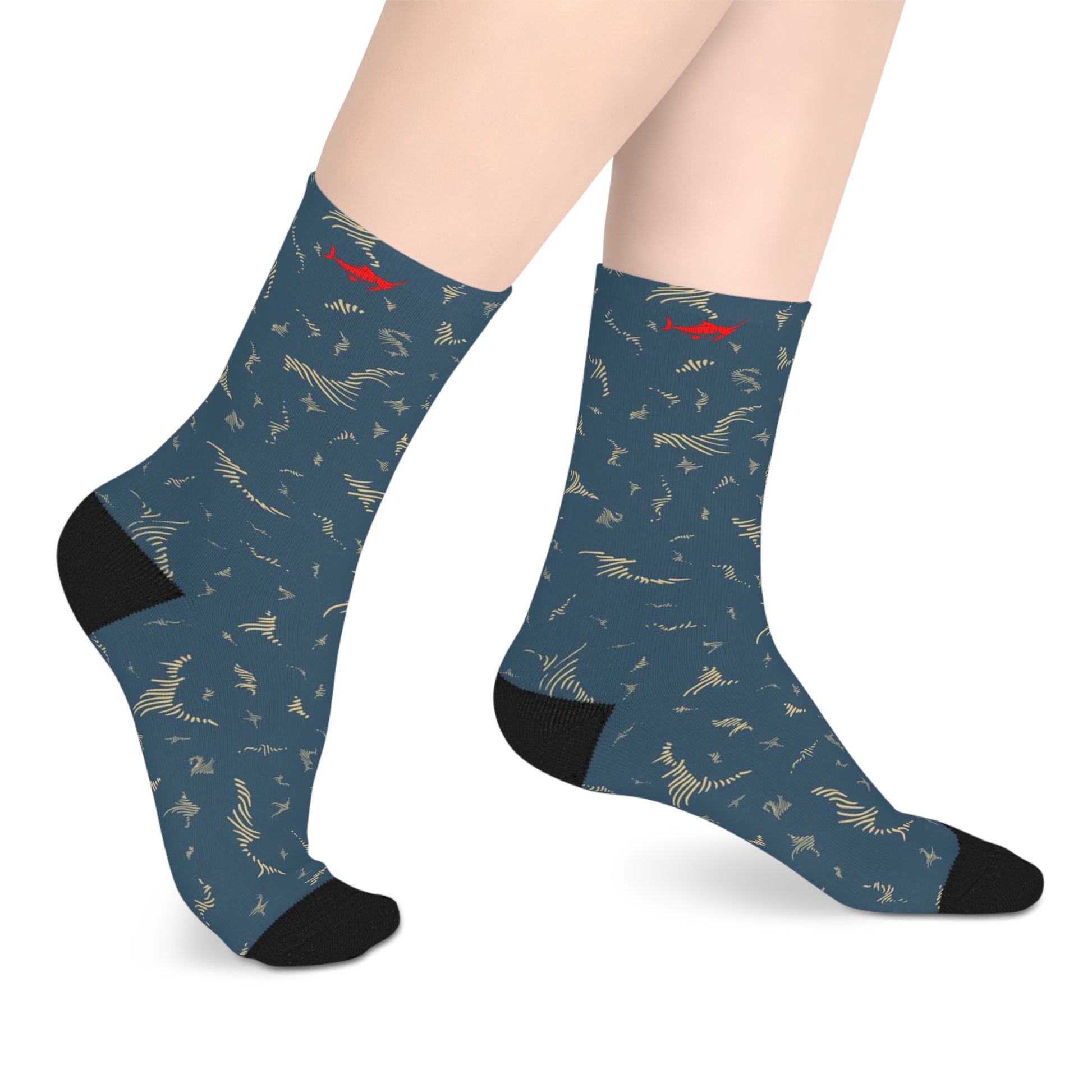 Marlin Mid-Length Socks - Marlin