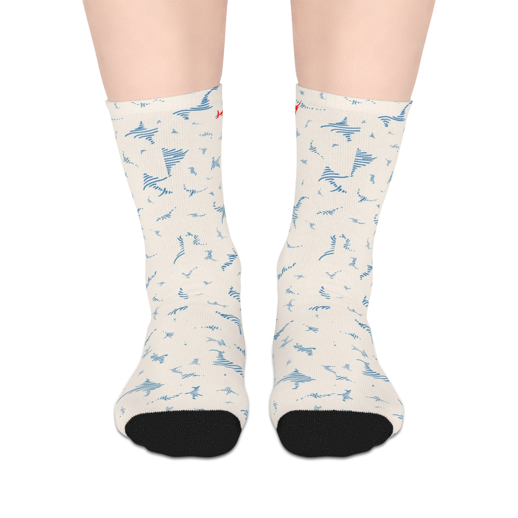 Marlin Mid-length Socks - Marlin