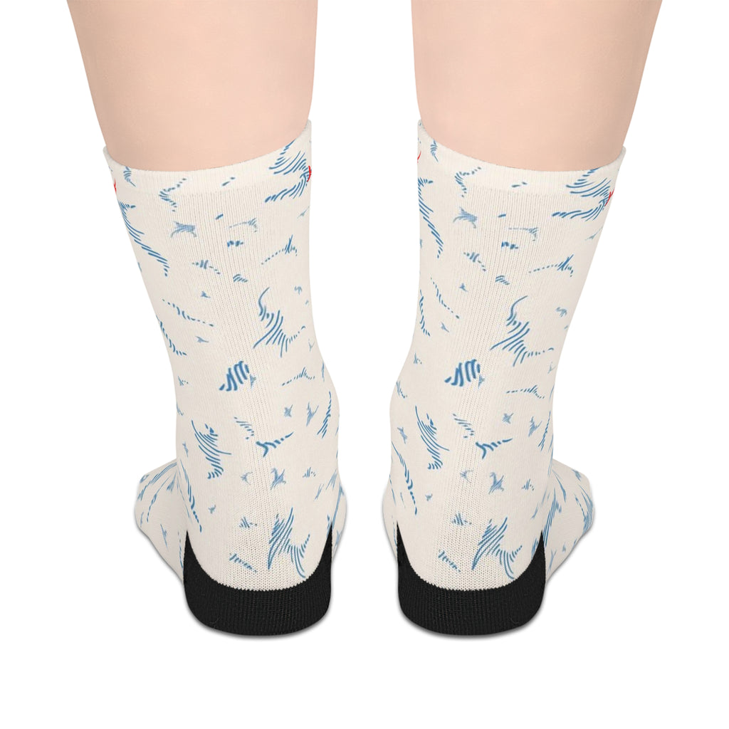 Marlin Mid-length Socks - Marlin