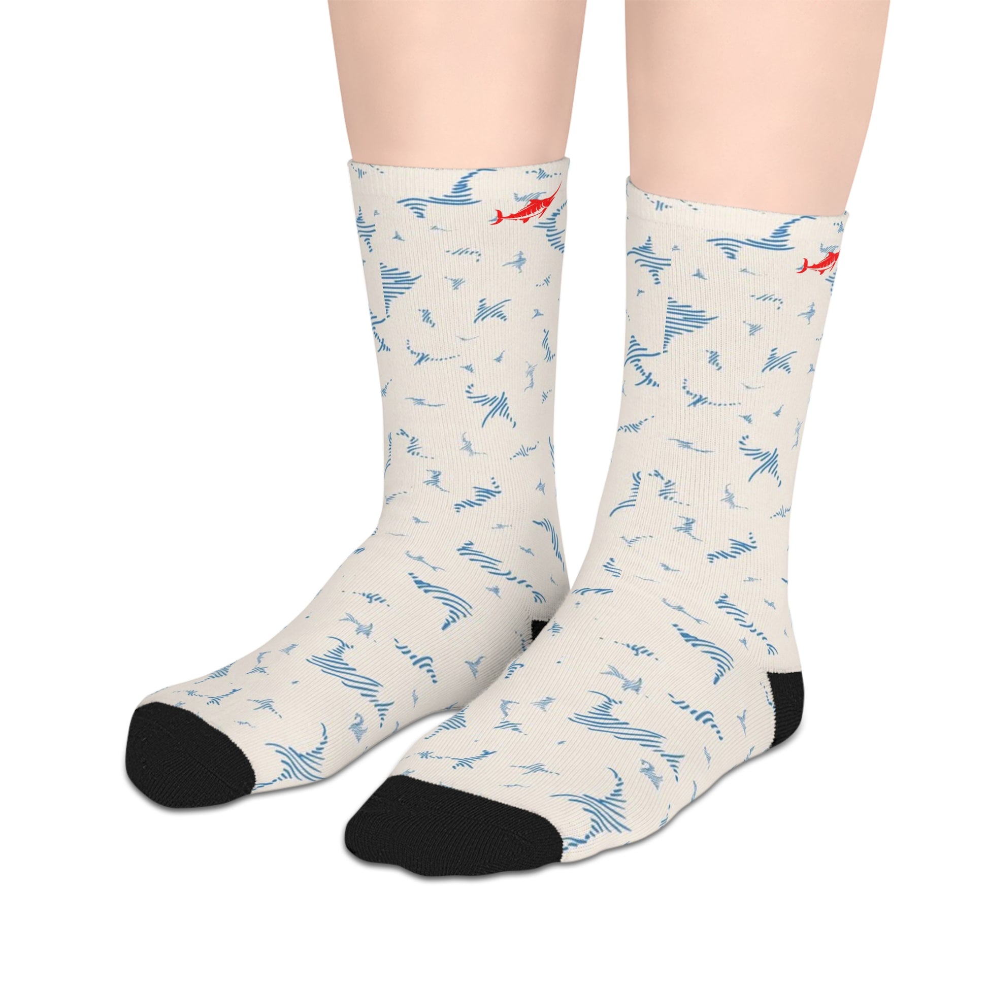 Marlin Mid-length Socks - Marlin