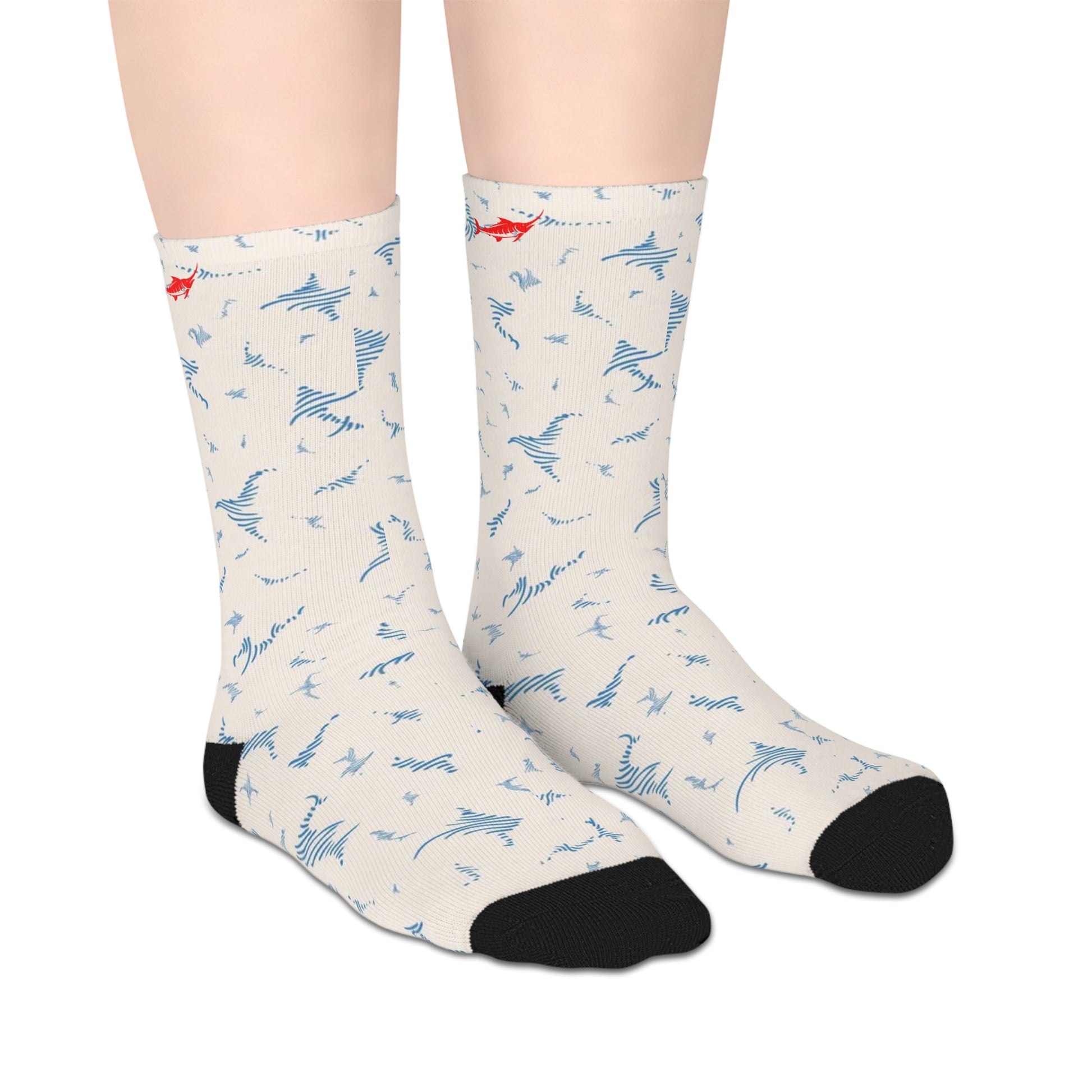 Marlin Mid-length Socks - Marlin