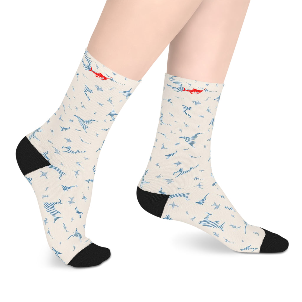 Marlin Mid-length Socks - Marlin