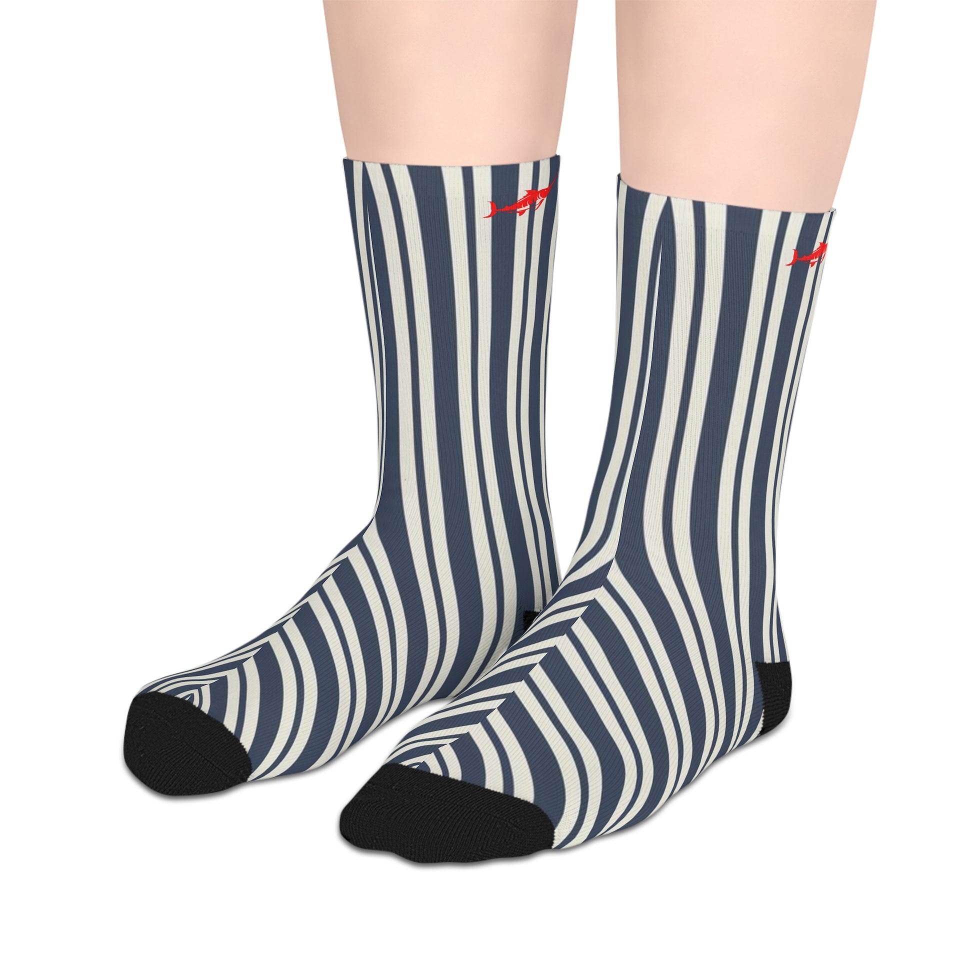 Marlin Mid-length Socks for Everyday Wear - Marlin