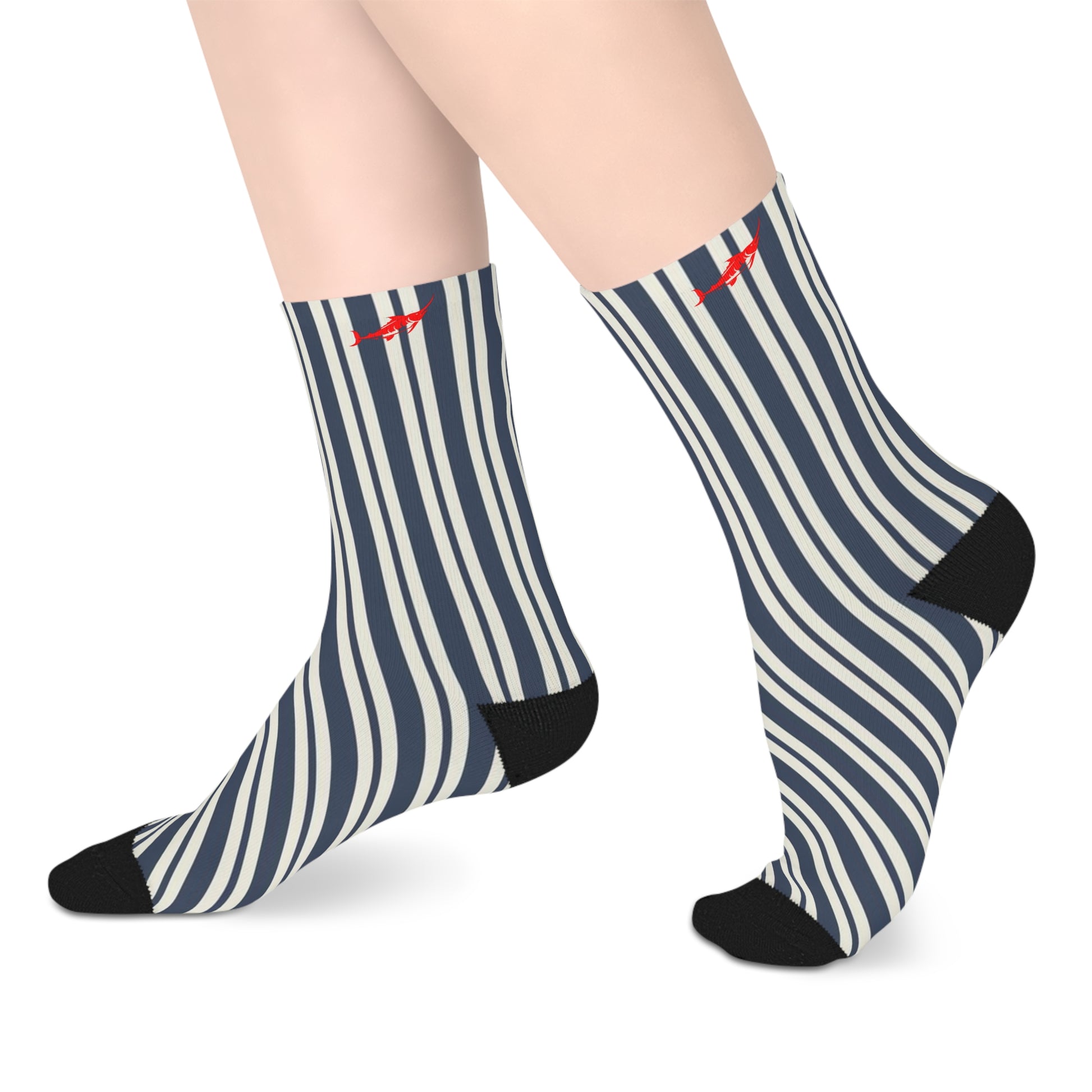 Marlin Mid-length Socks for Everyday Wear - Marlin