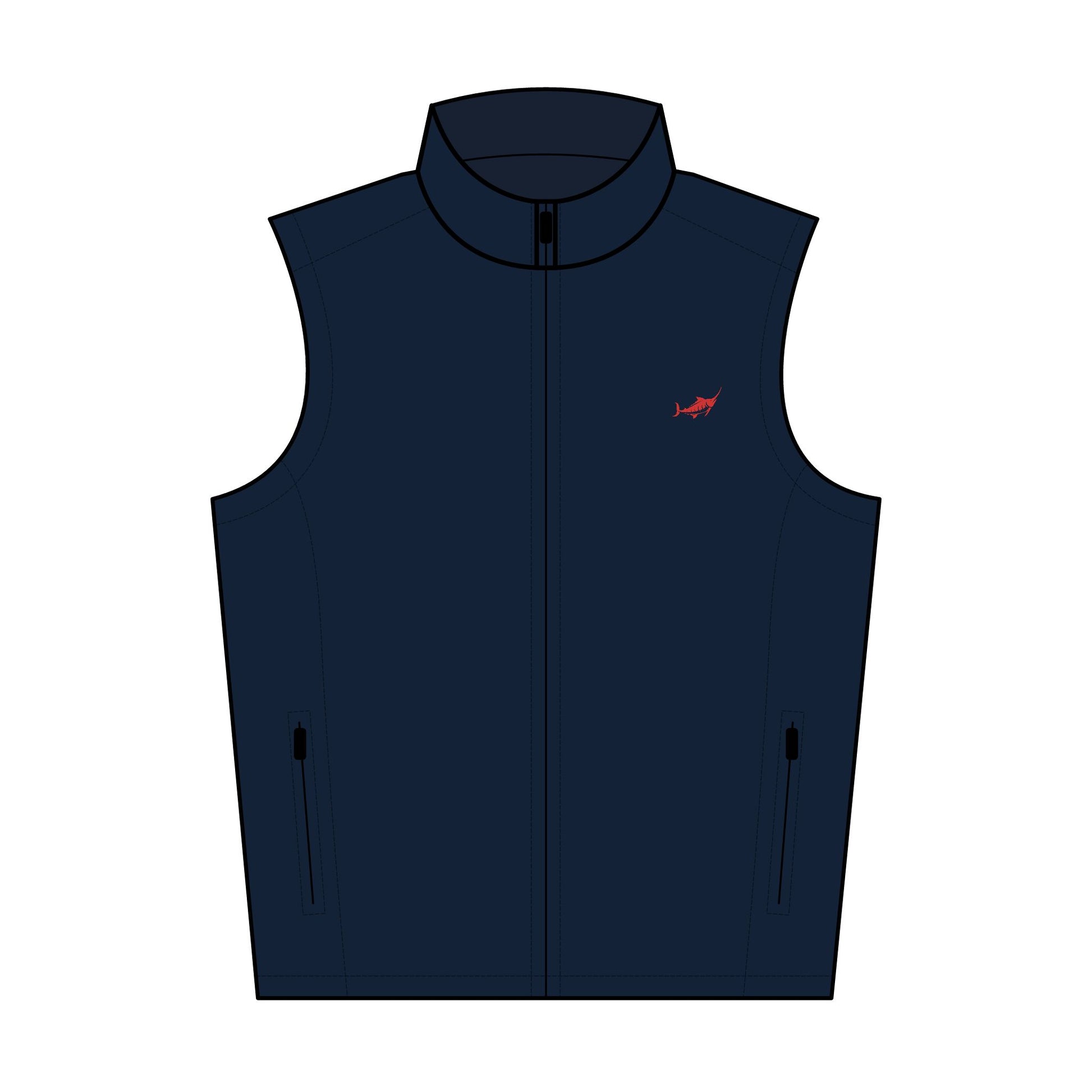 Men's Soft Shell Vest - Marlin