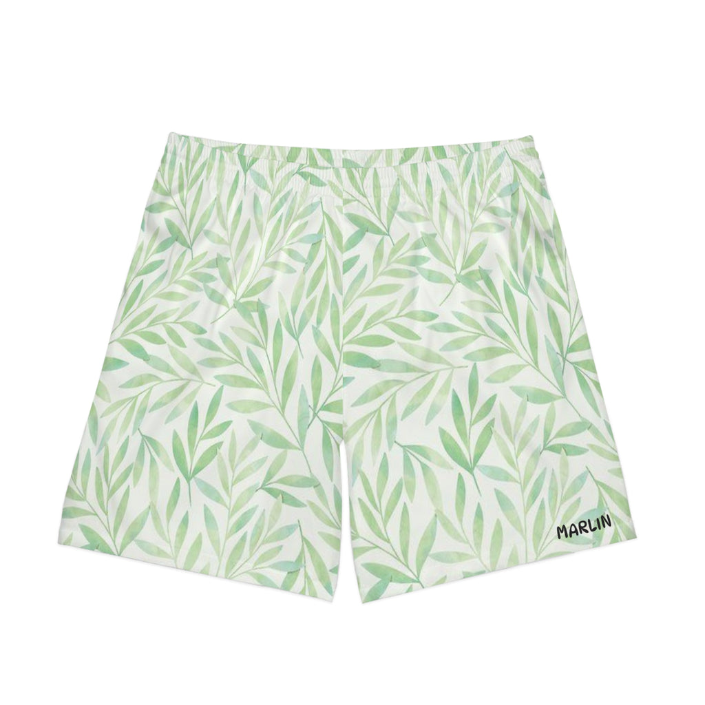 Men's Tropical Leaf Beach Shorts - Marlin