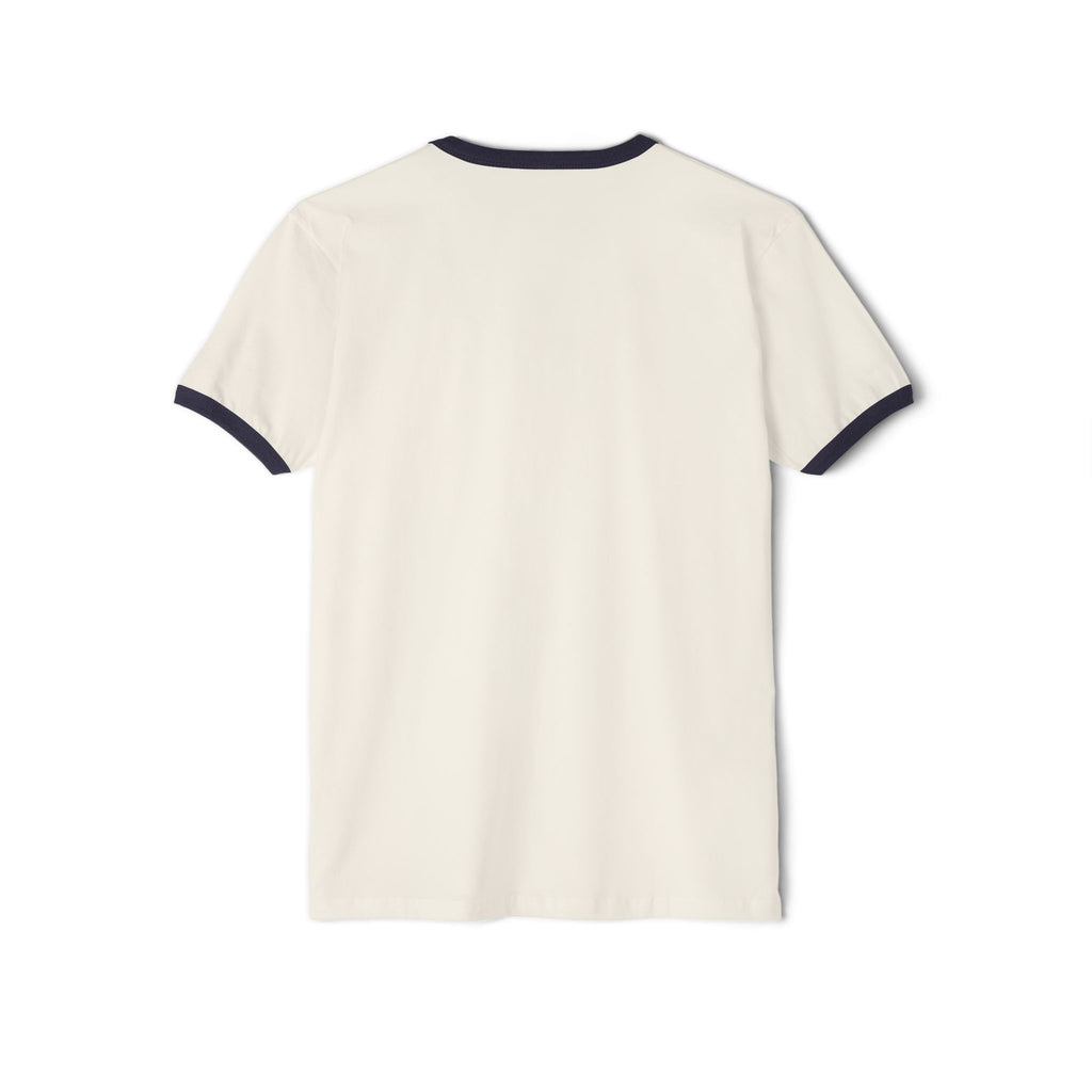 Retro Unisex Cotton Ringer T-Shirt - Marlin