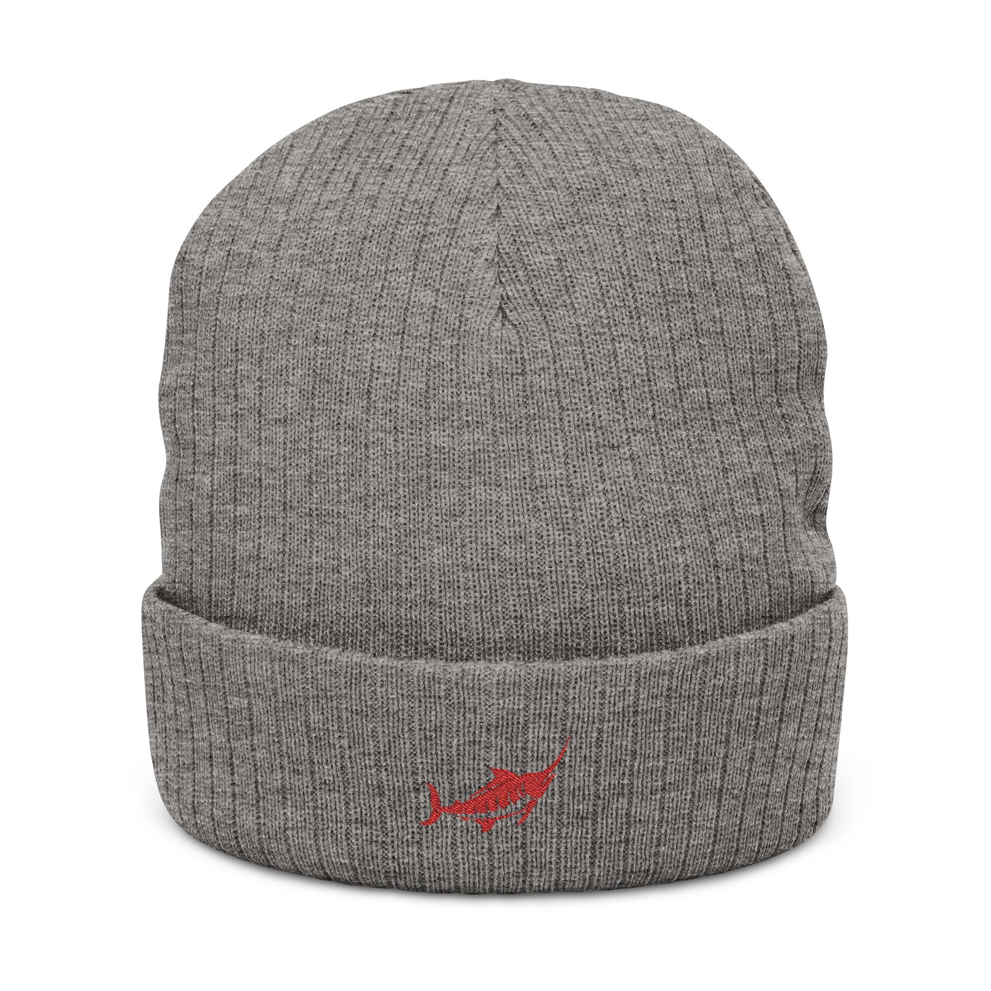 Ribbed Knit Beanie - Marlin
