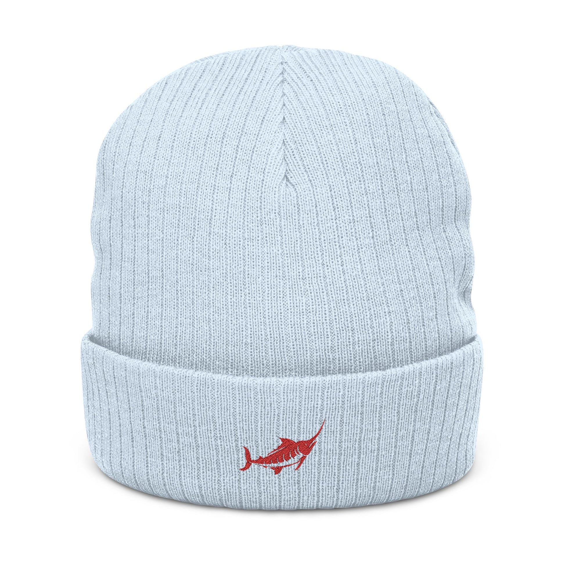 Ribbed Knit Beanie - Marlin