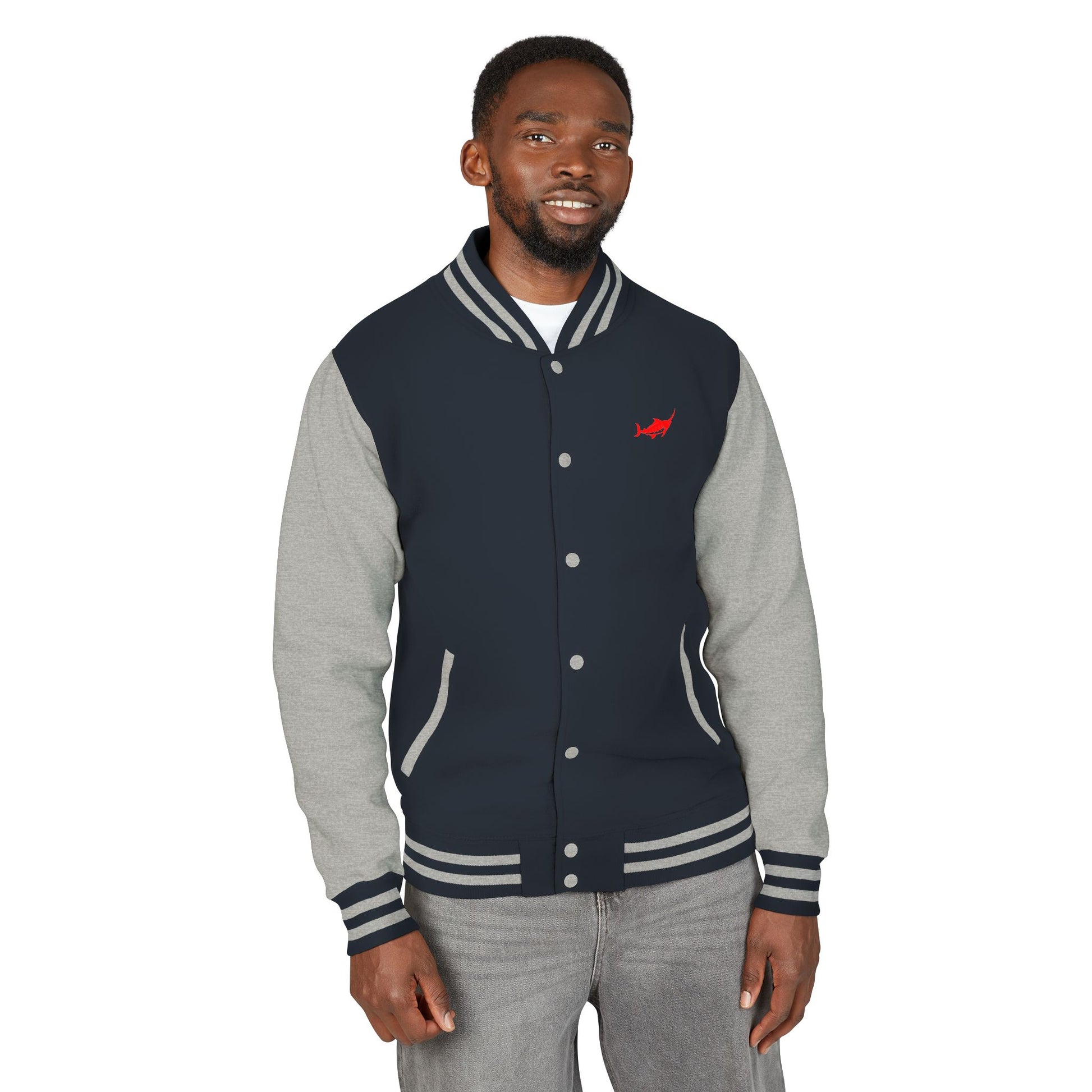 Stylish Unisex Heavyweight Letterman Jacket - Marlin