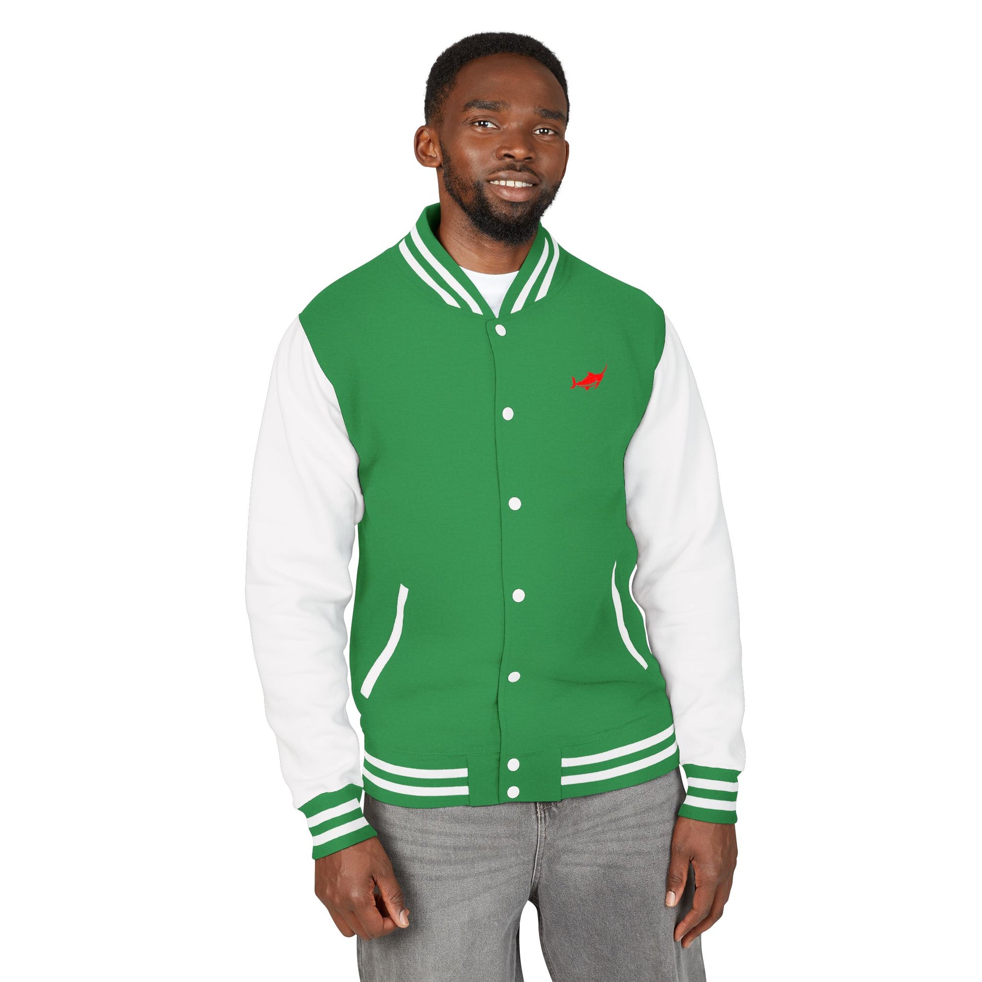 Stylish Unisex Heavyweight Letterman Jacket - Marlin