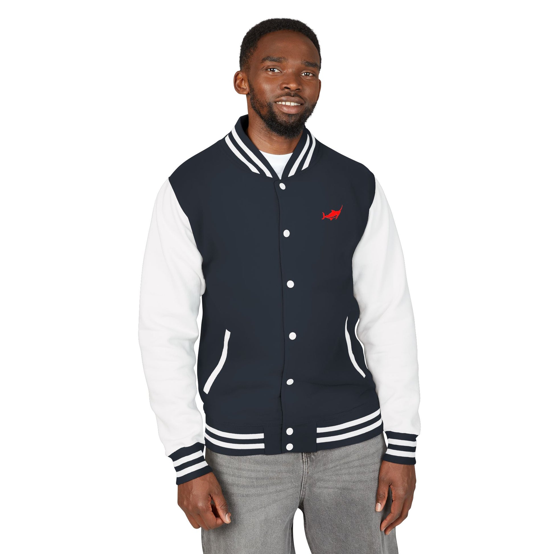 Stylish Unisex Heavyweight Letterman Jacket - Marlin