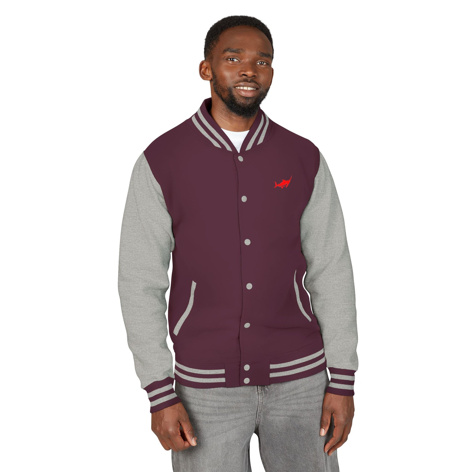 Stylish Unisex Heavyweight Letterman Jacket - Marlin