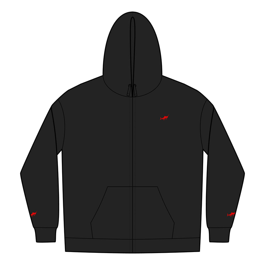 Stylish Unisex Hoodie - Casual Zip-Up Jacket for Daily Wear - Marlin