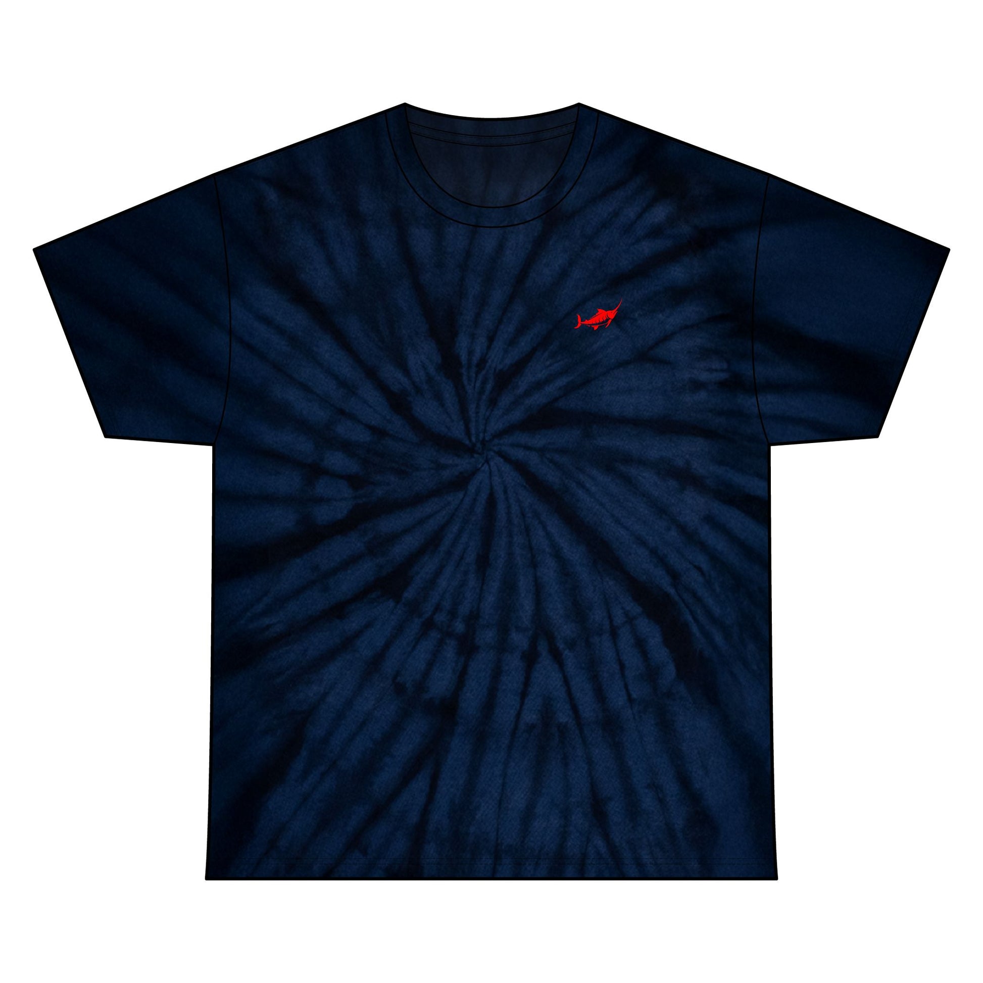 Tie Dye Unisex Tee, Boho Style Shirt - Casual Wear - Marlin