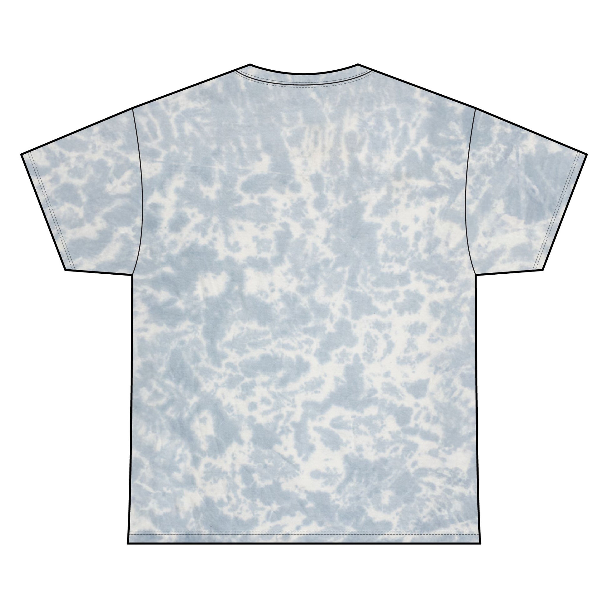 Tie Dye Unisex Tee, Boho Style Shirt - Casual Wear - Marlin