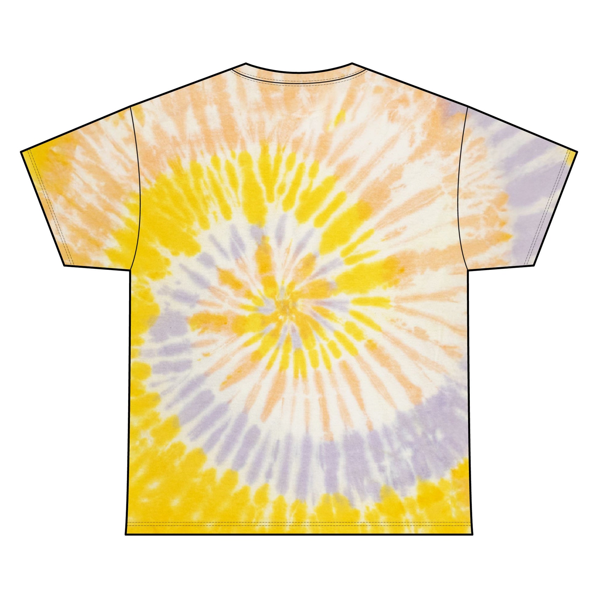 Tie Dye Unisex Tee, Boho Style Shirt - Casual Wear - Marlin