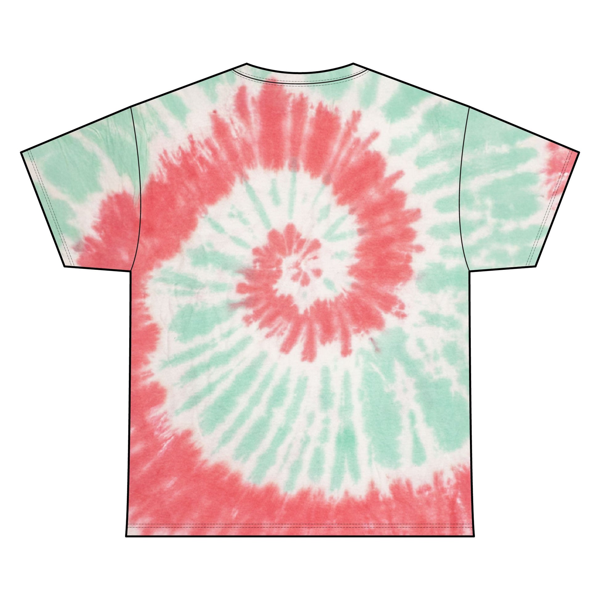 Tie Dye Unisex Tee, Boho Style Shirt - Casual Wear - Marlin