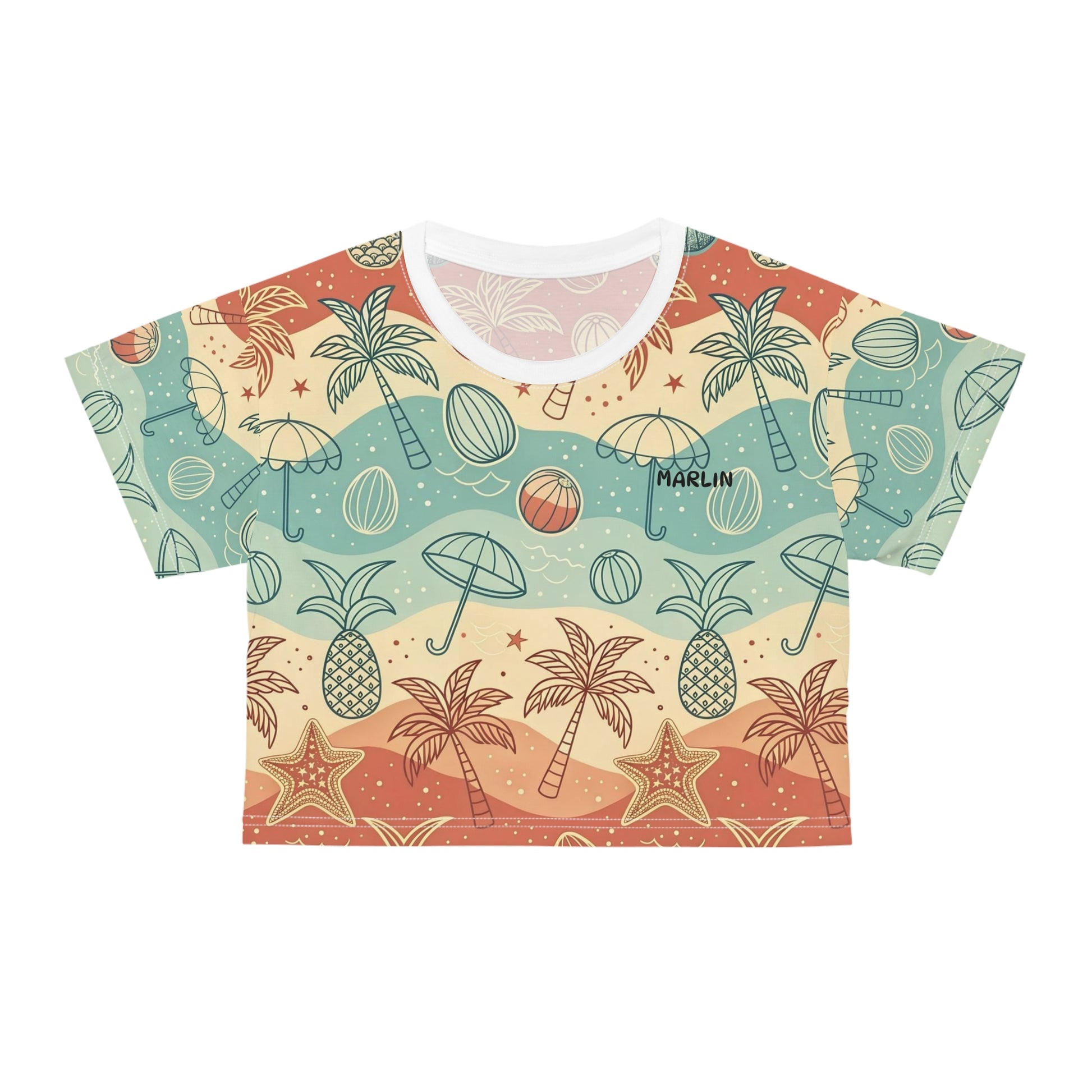 Tropical Crop Summer T-Shirt - Marlin