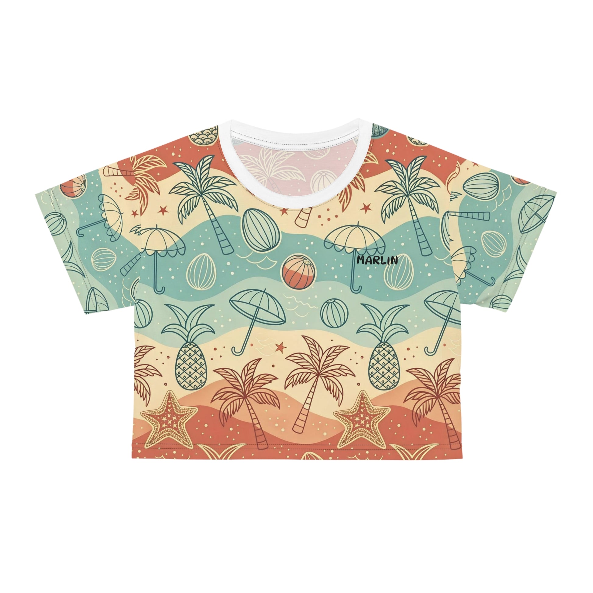 Tropical Crop Summer T-Shirt - Marlin
