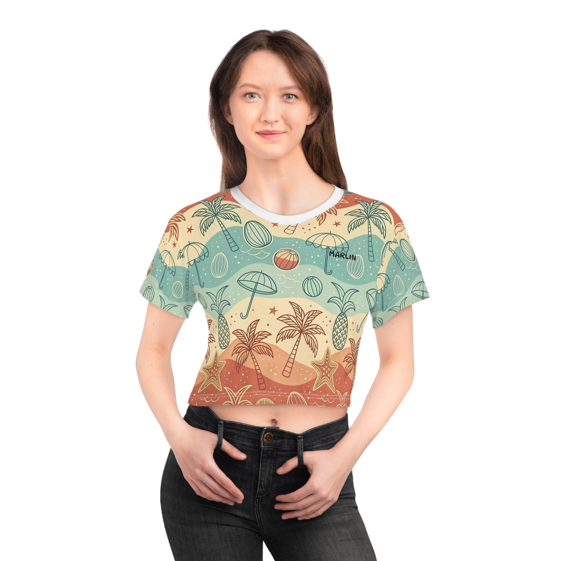 Tropical Crop Summer T-Shirt - Marlin