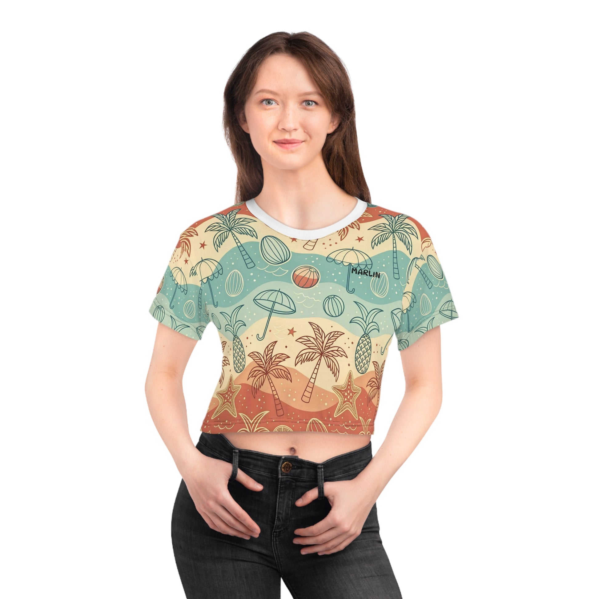Tropical Crop Summer T-Shirt - Marlin