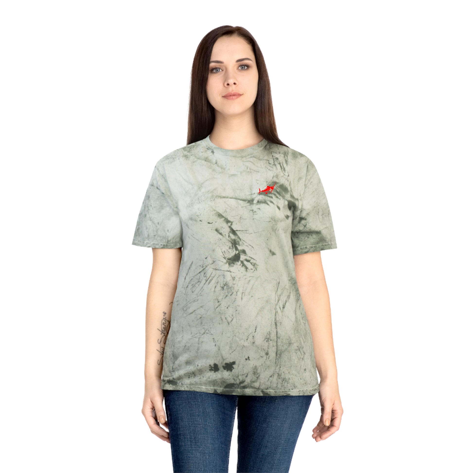 Unisex Artistic Color Blast T-Shirt - Marlin