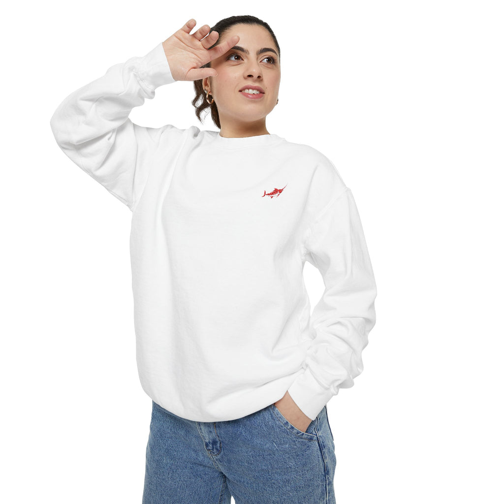 Unisex Garment-Dyed Sweatshirt - Marlin