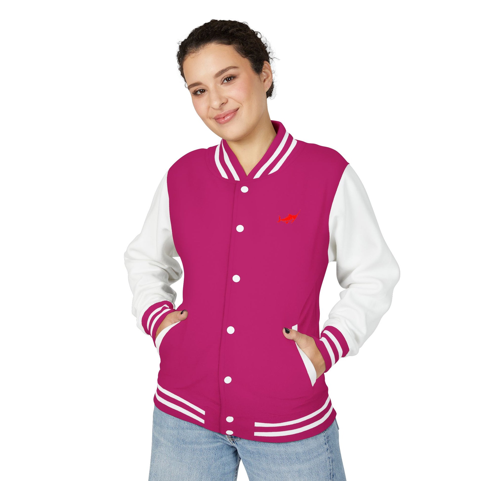 Unisex Heavyweight Letterman Jacket - Marlin