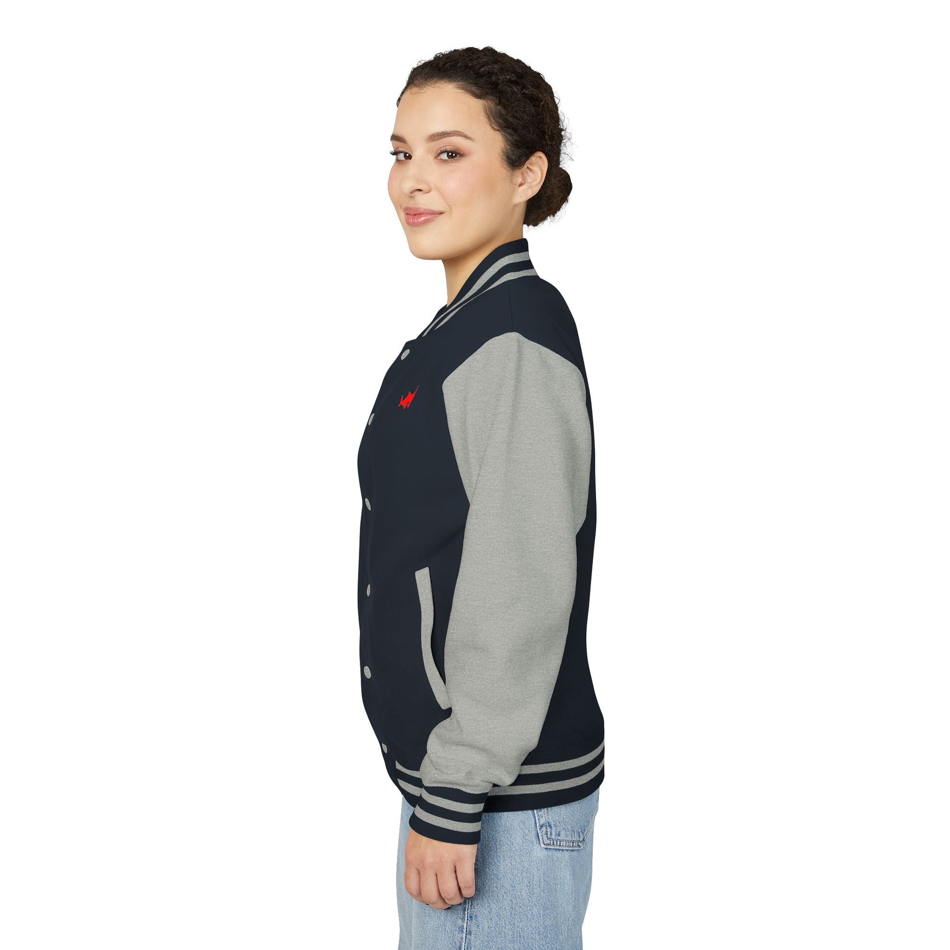 Unisex Heavyweight Letterman Jacket - Marlin