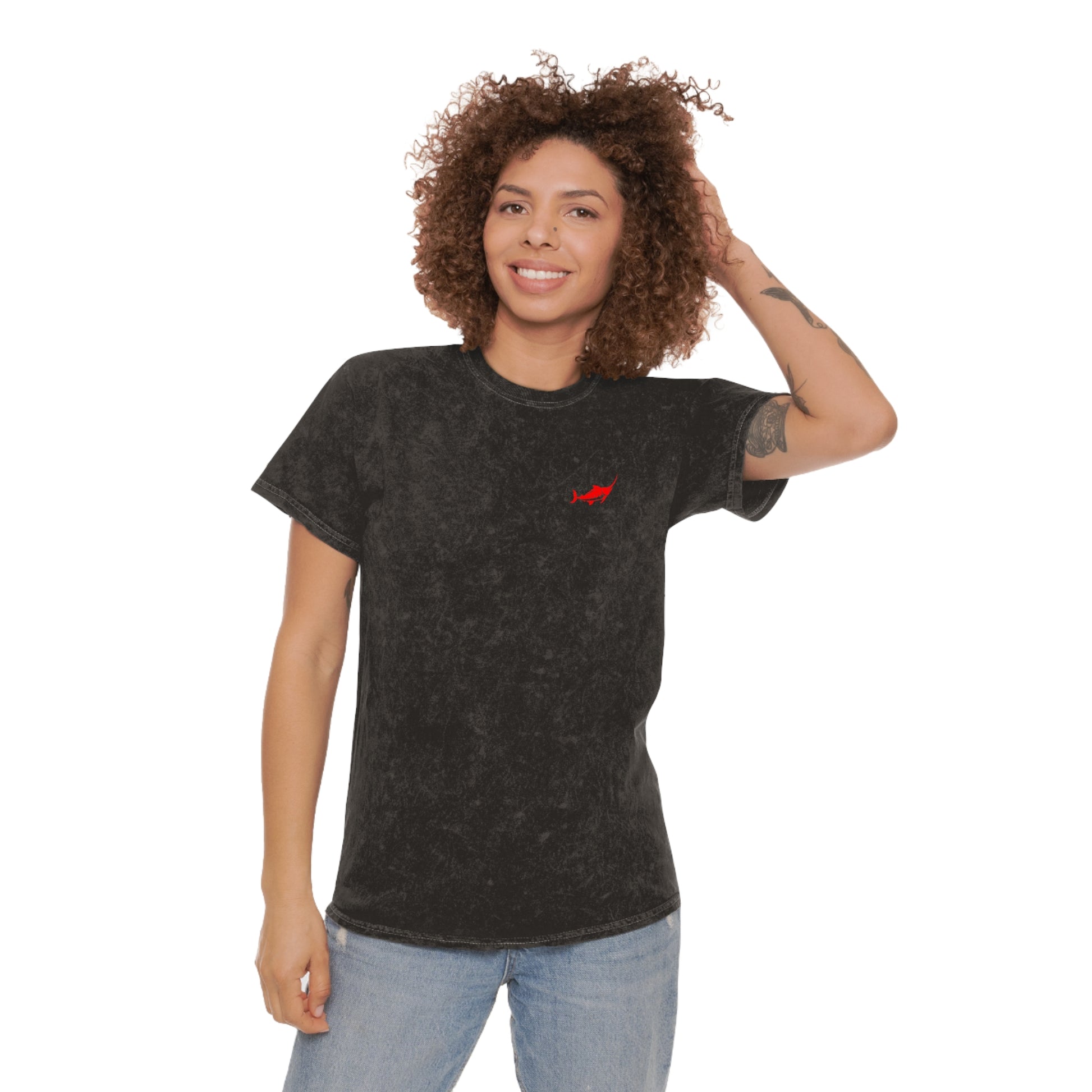 Unisex Mineral Wash T-Shirt - Marlin